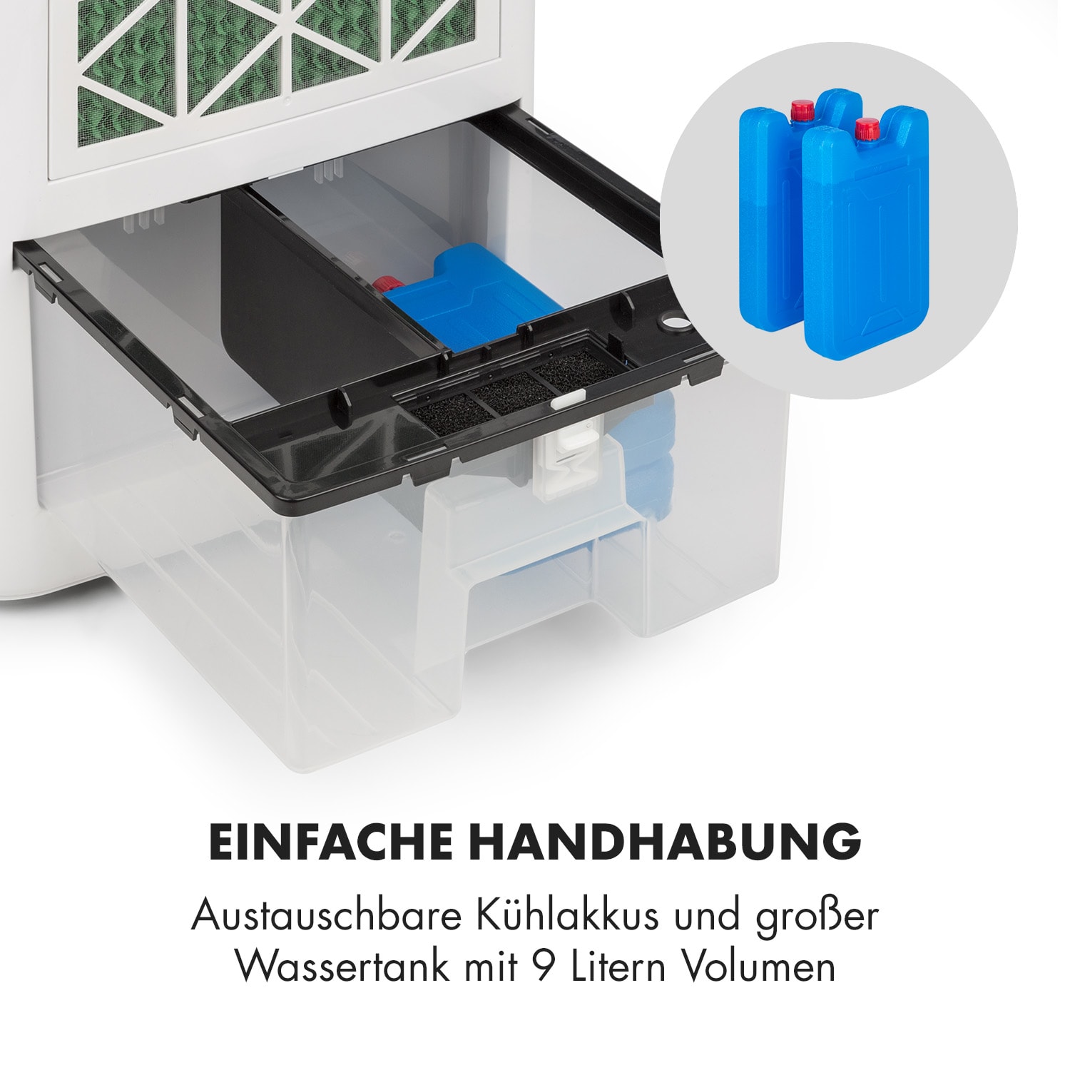IceWind 4-in-1 Luftkühler Luftdurchsatz: 222 m³/h 36,5 Watt 