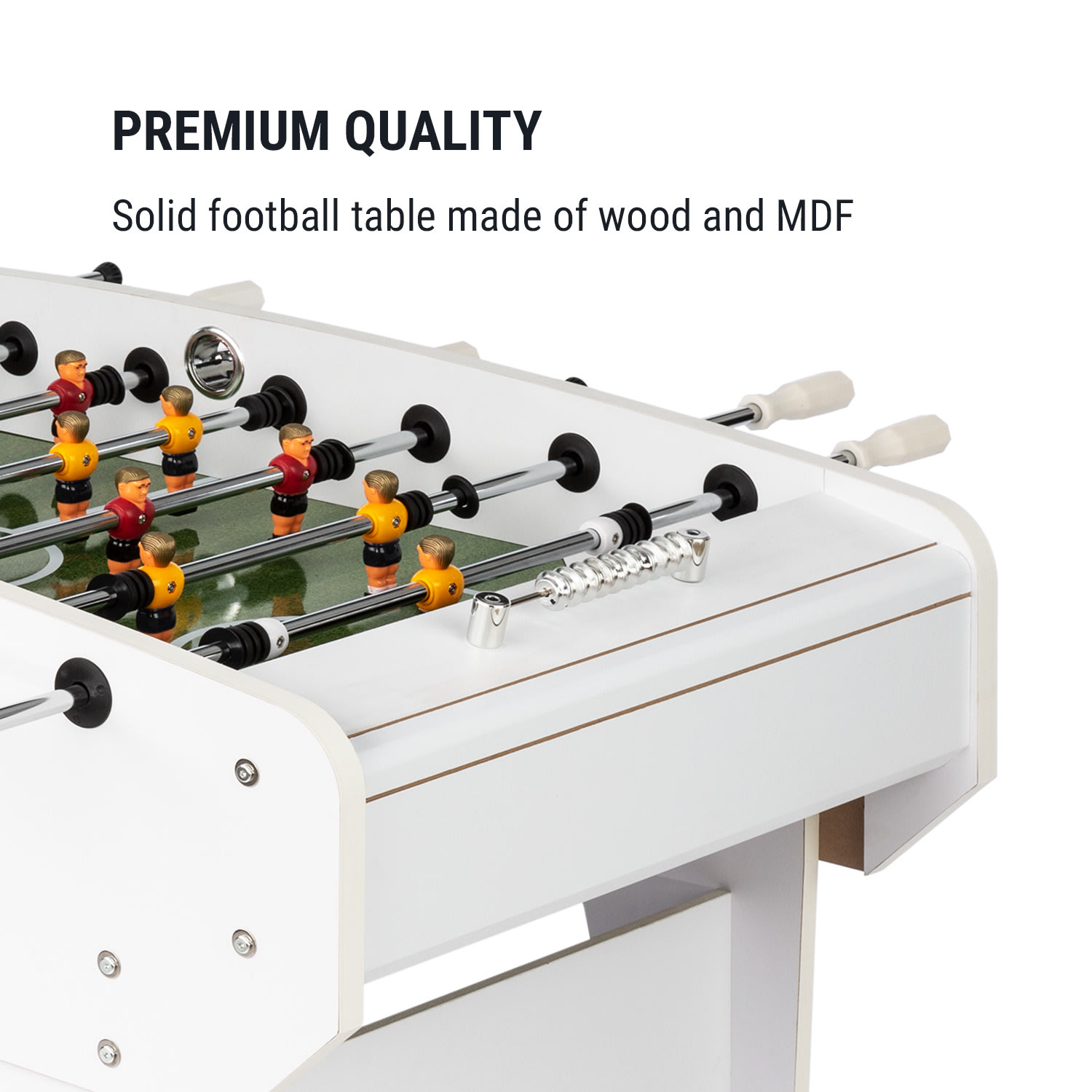 Old Trafford, csocsóasztal, 118 x 68 cm, fa/MDF, fehér 