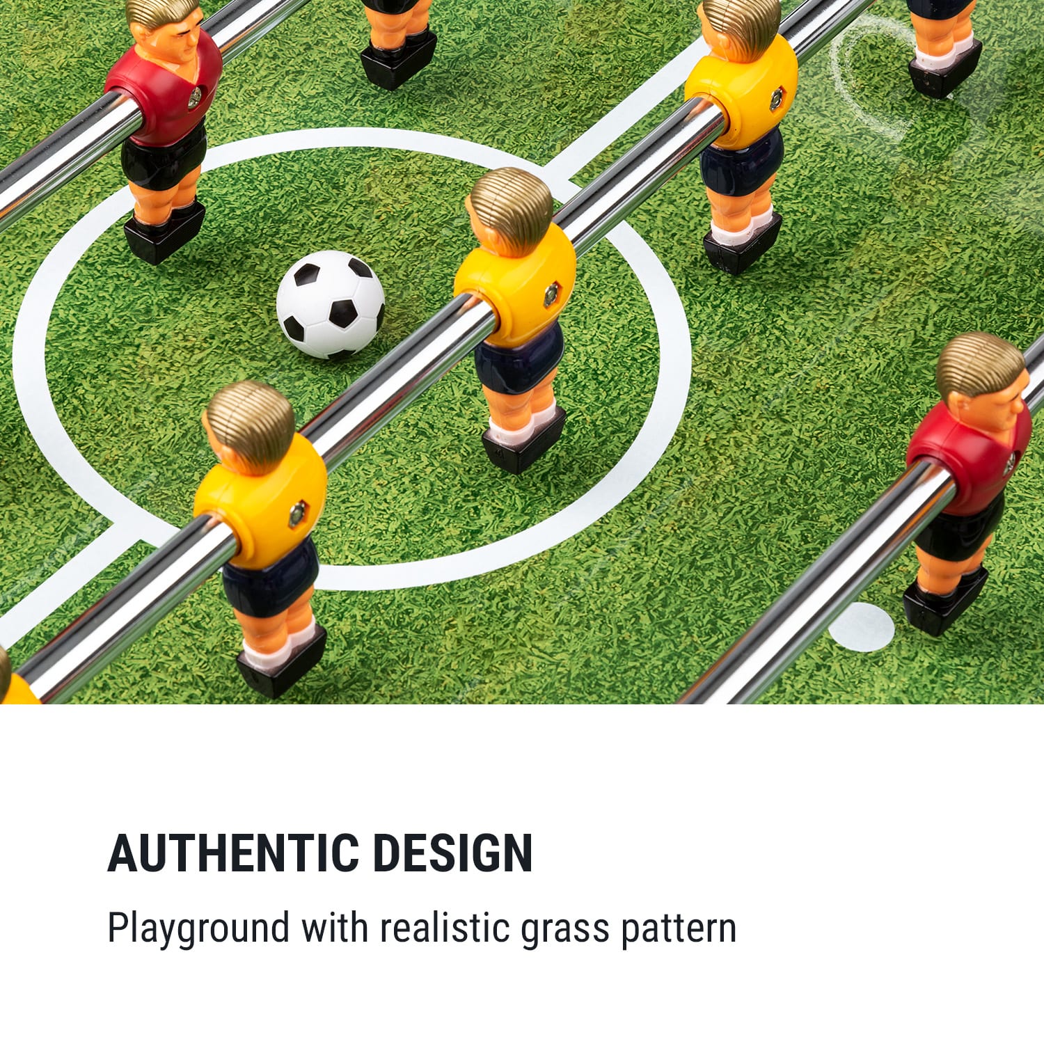 Old Trafford, csocsóasztal, 118 x 68 cm, fa/MDF, fehér 