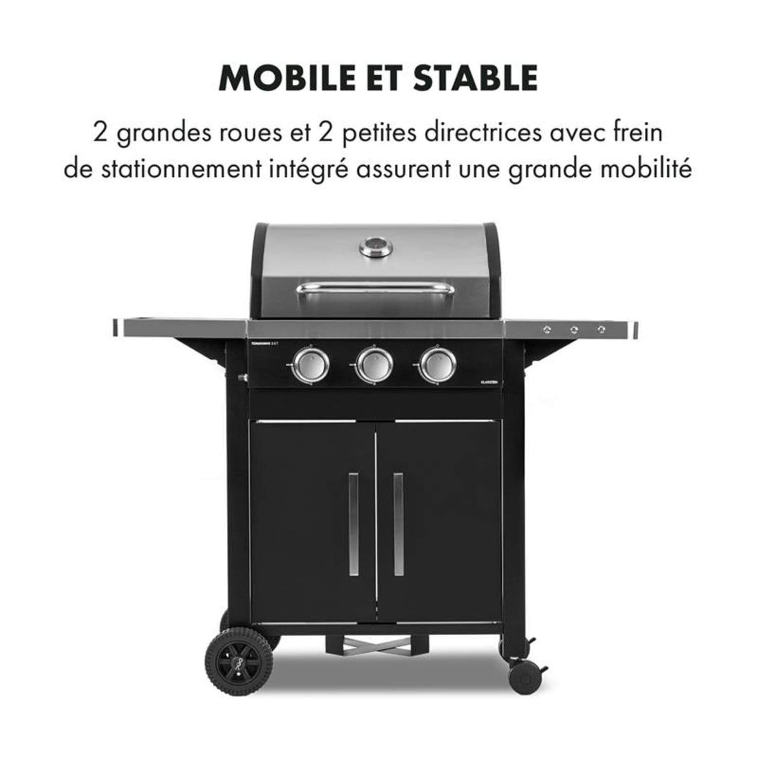 Tomahawk 3.0 T barbecue à gaz 3 x brûleurs 3,2 kW grille de cuisson 53 3 brûleurs