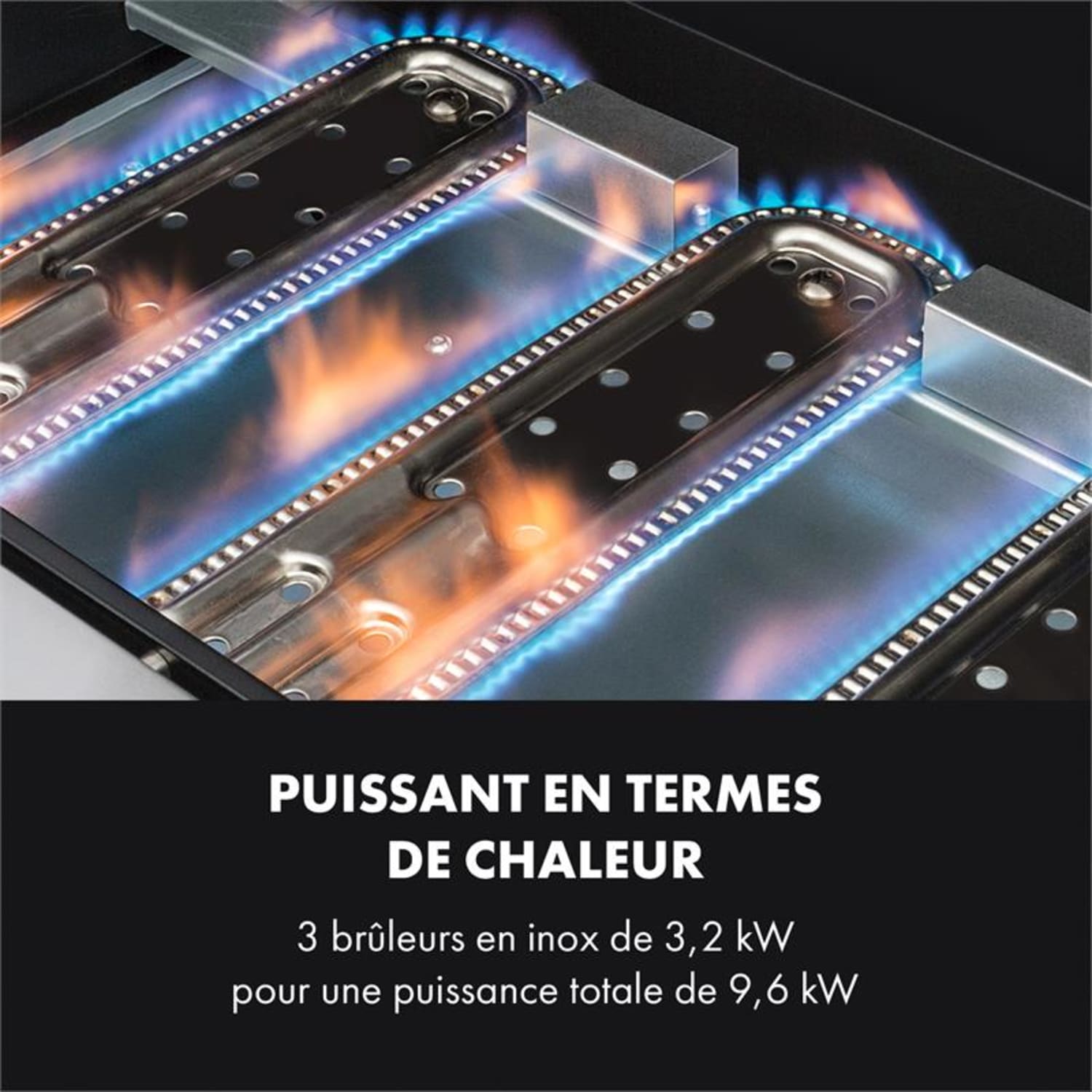 Tomahawk 3.0 T barbecue à gaz 3 x brûleurs 3,2 kW grille de cuisson 53 3 brûleurs