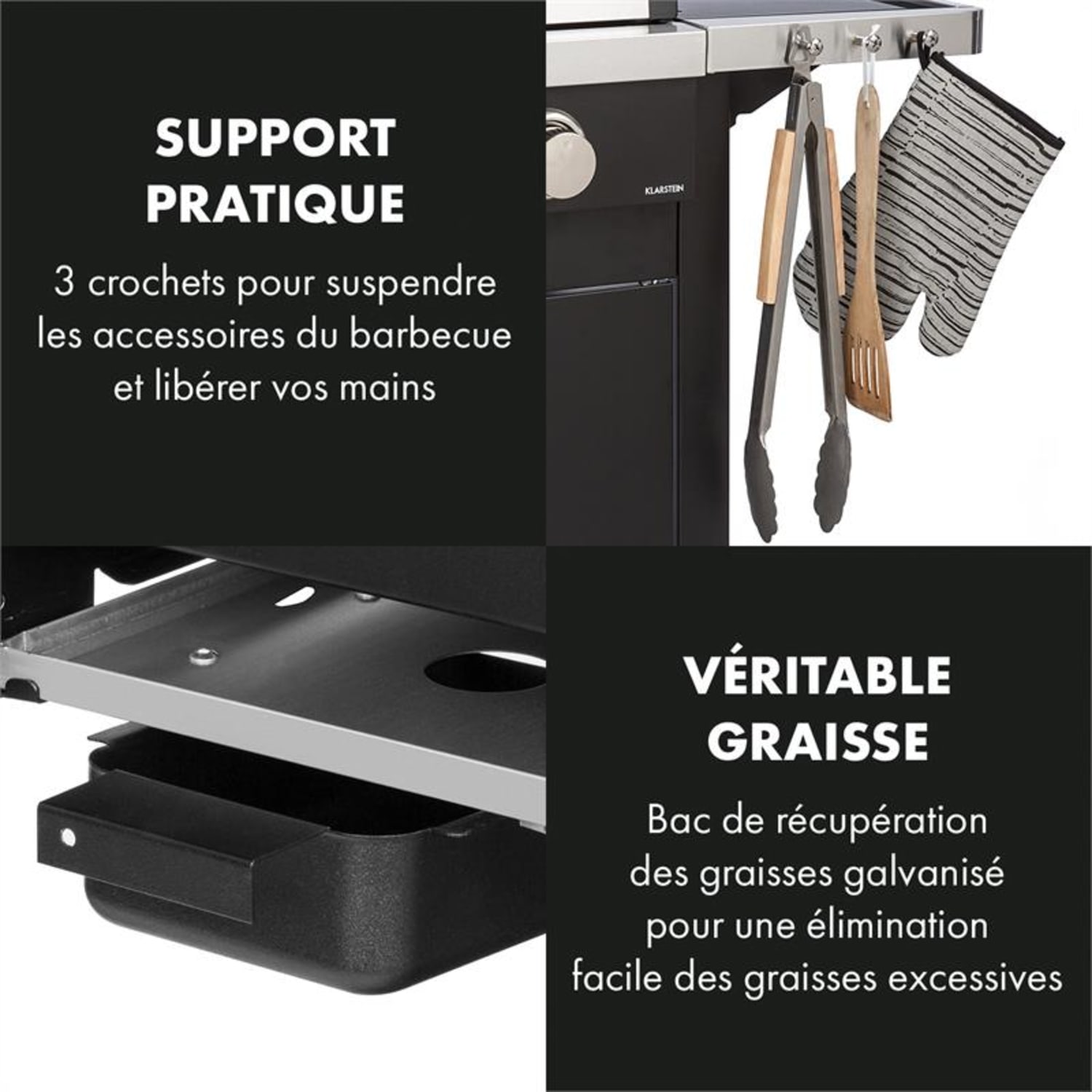 Tomahawk 3.0 T barbecue à gaz 3 x brûleurs 3,2 kW grille de cuisson 53 3 brûleurs