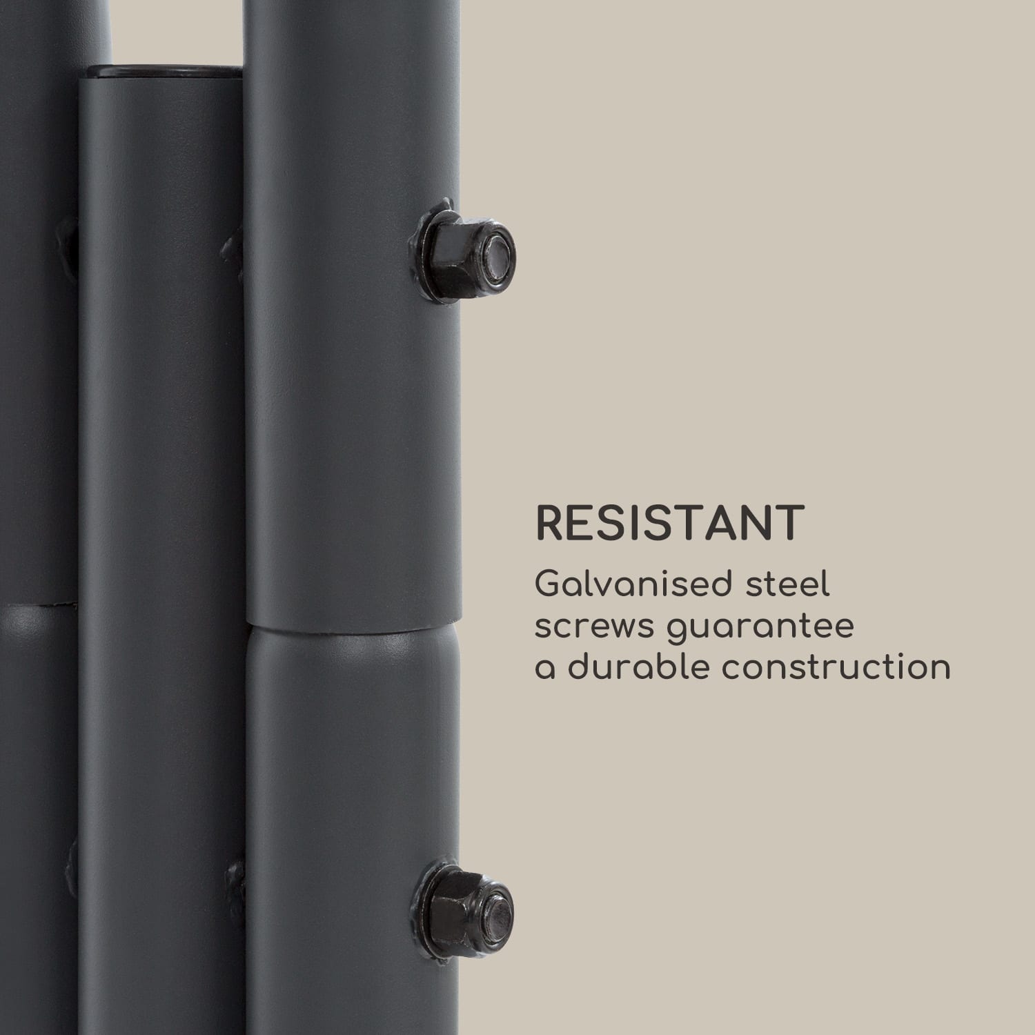 Fontana Valley, viseči ležalnik, oblazinjenje, senčnik, 180g poliester, bež 