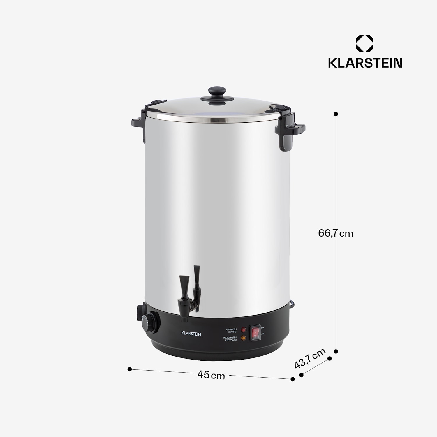 KonfiStar 50, zavárací hrniec, dávkovač nápojov, 50 l, 110 °C, 120 min, nehrdzavejúca oceľ 50 l | Mechanik