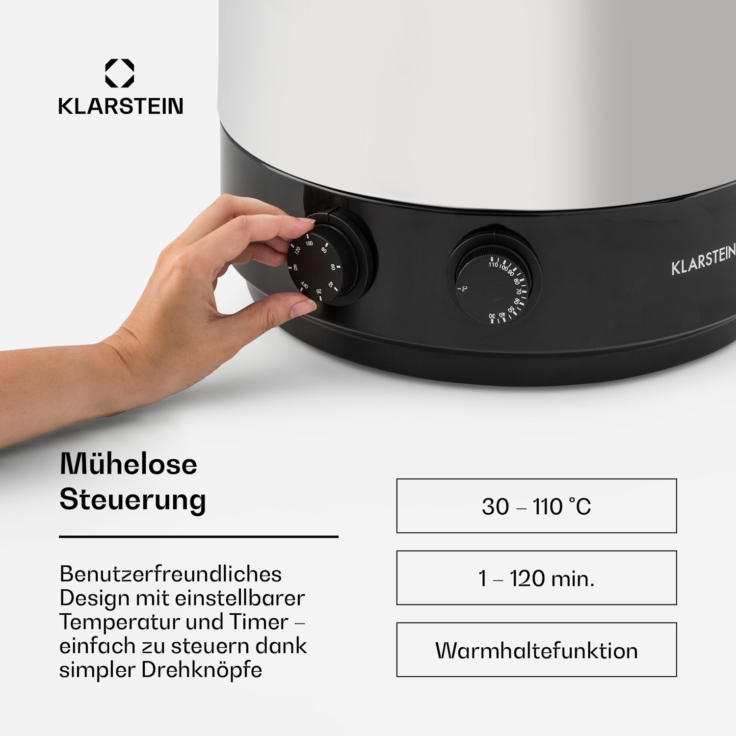 KonfiStar 60 Einkochautomat Getränkespender 2500W 60L 110°C 120min 