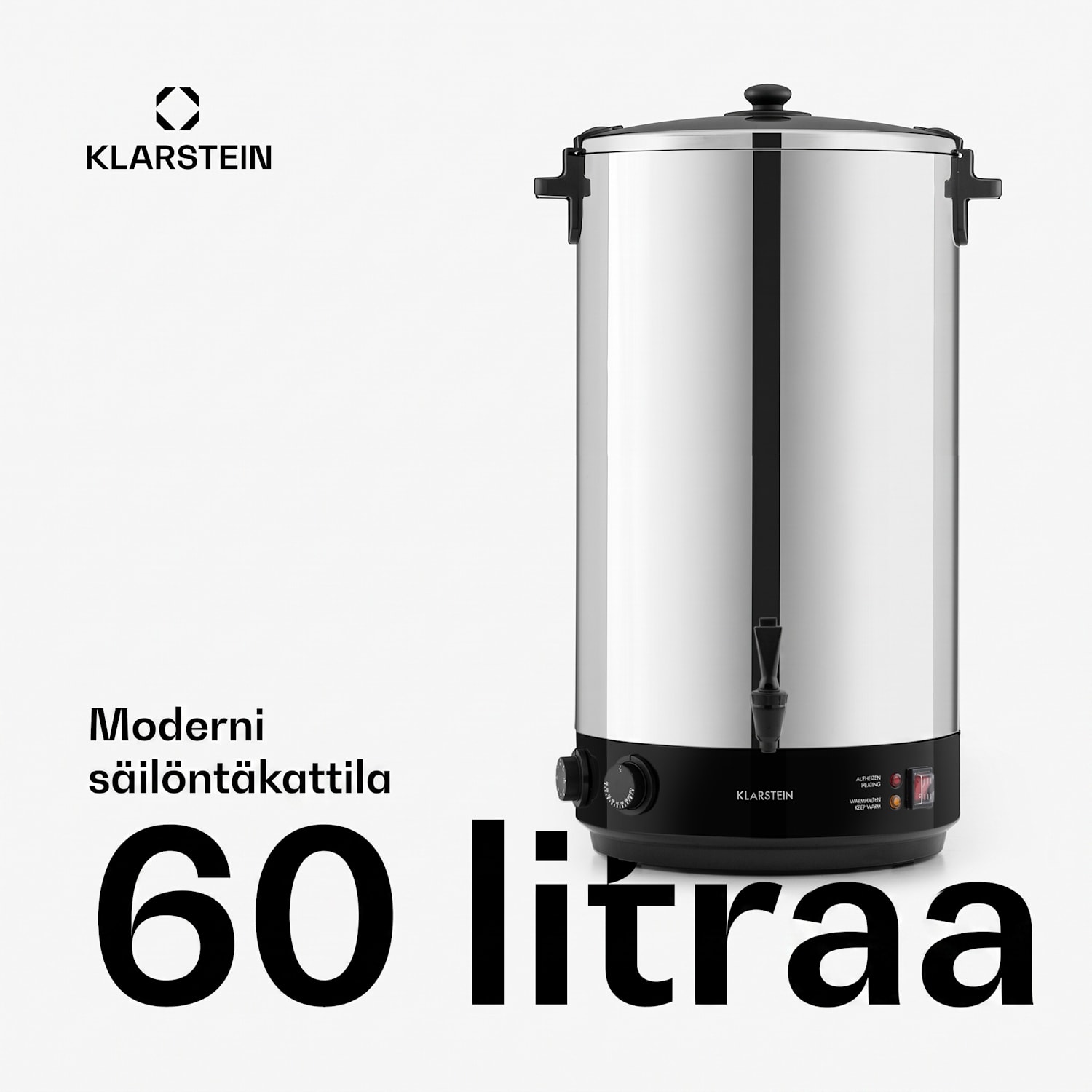 KonfiStar 60 säilöntäautomaatti juoma-annostelija 60 l 110 °C 2500 W 120 min ruostumatonta terästä 60 L | Mekaanikko