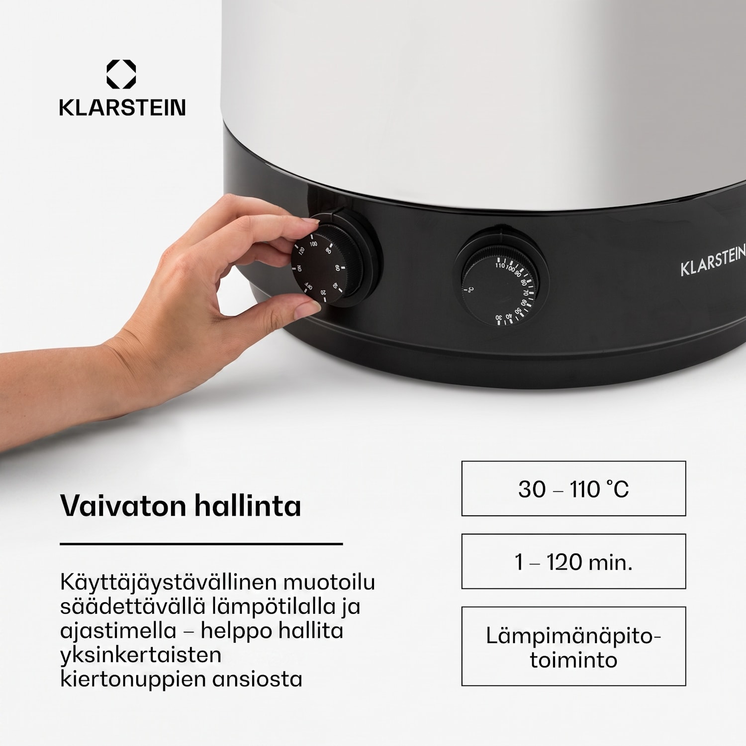 KonfiStar 60 säilöntäautomaatti juoma-annostelija 60 l 110 °C 2500 W 120 min ruostumatonta terästä 60 L | Mekaanikko