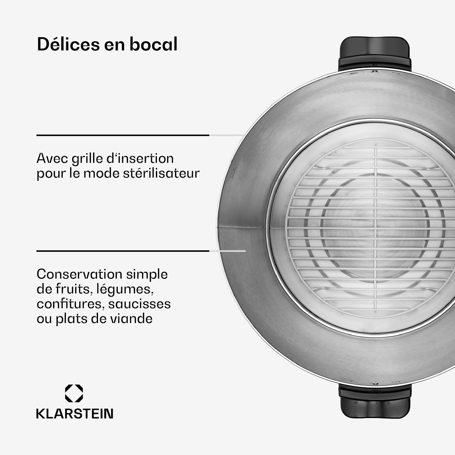 KonfiStar 60 stérilisateur distributeur de boissons 60 L 110 °C 120 min inox 60 L | Mécanicien