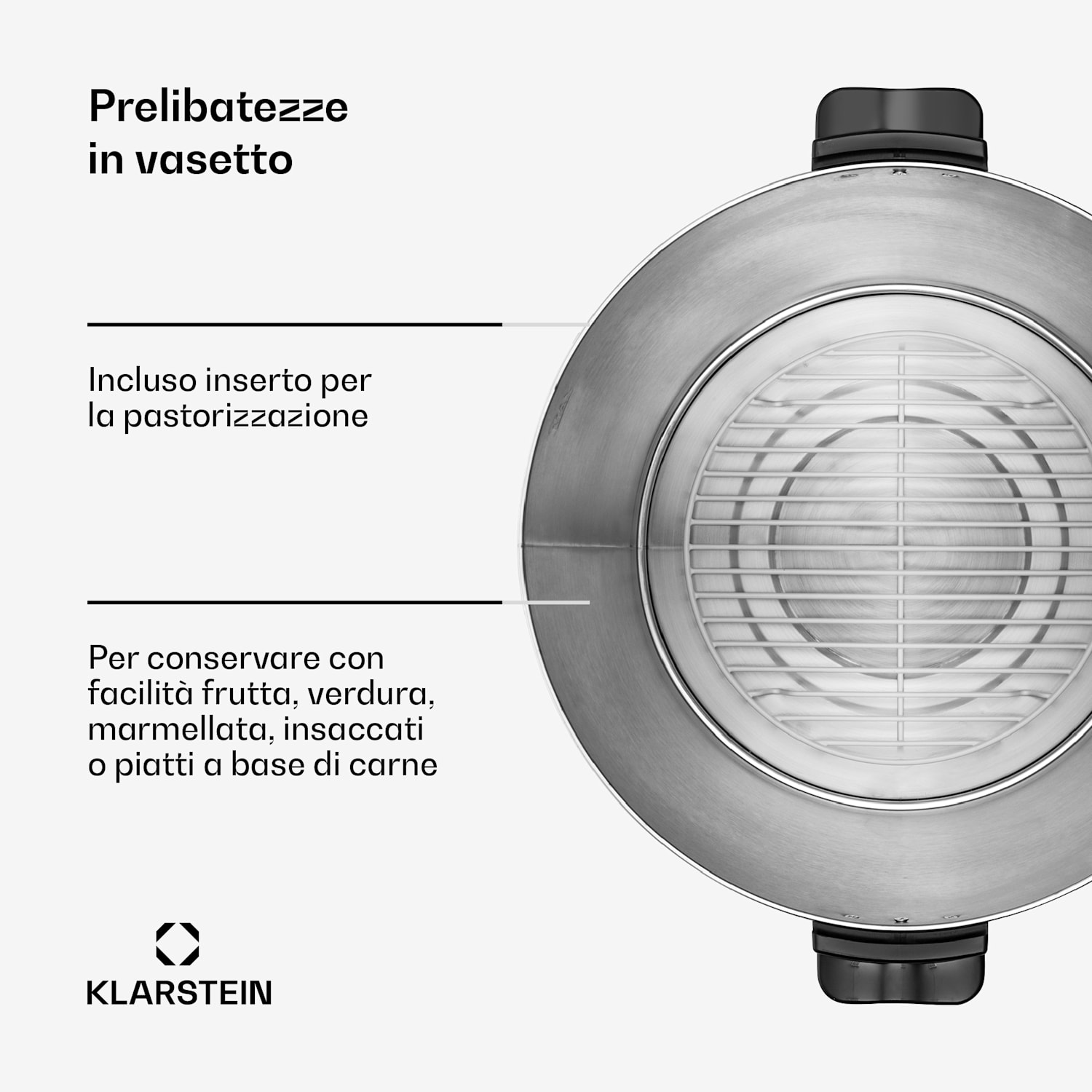 KonfiStar 60 Pastorizzatore Distributore Bevande 60L 110°C 120min Inox 