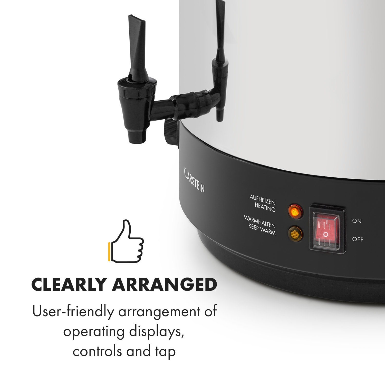 KonfiStar 60 Olla pasteurizadora Dispensador de bebidas 60L 110°C 120min Acero inoxidable 60 L | Mecánico
