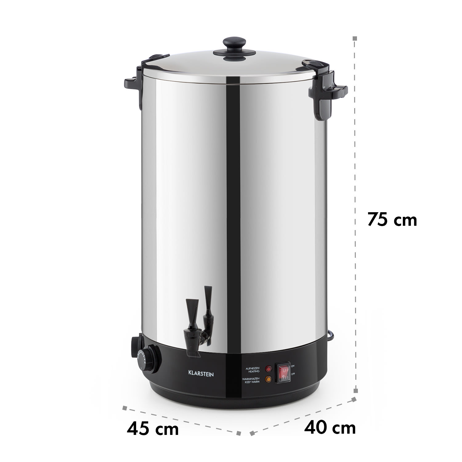 KonfiStar 60 Olla pasteurizadora Dispensador de bebidas 60L 110°C 120min Acero inoxidable 