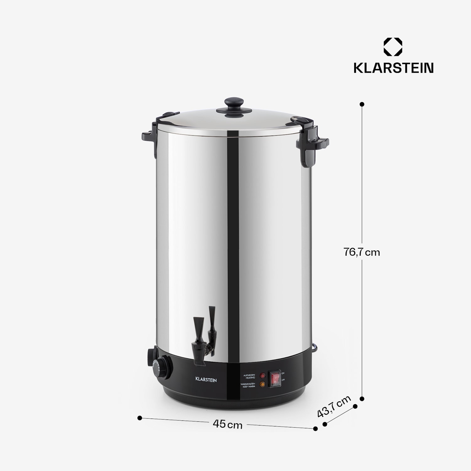 KonfiStar 60, zavárací hrniec, dávkovač nápojov, 60 l, 2500 W, 110 °C, 120 min, nehrdzavejúca oceľ 60 L | Mechanik