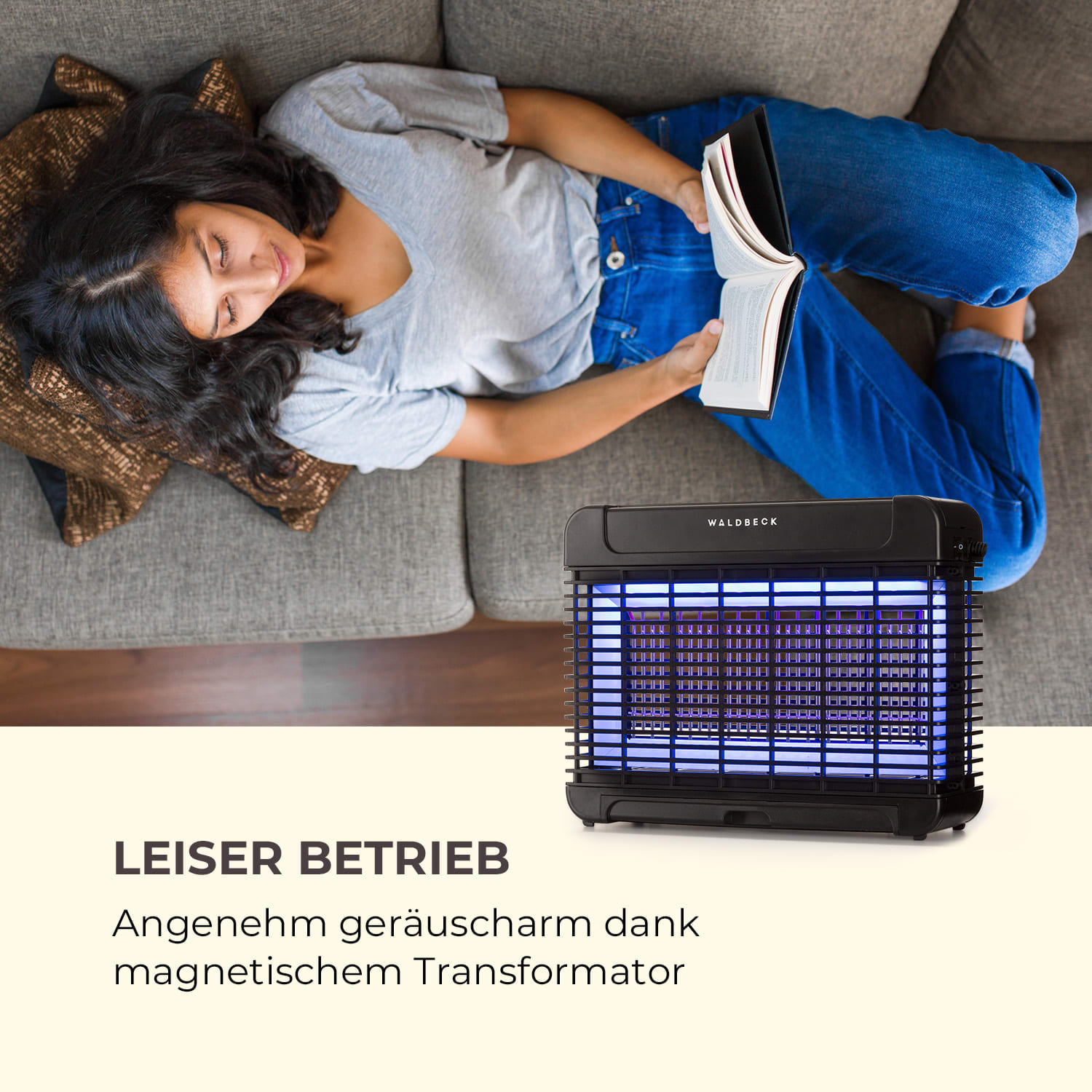 Mosquito Ex 5500 13W 150m² LEDs Auffangschale Kette schwarz Wirkungsbereich: 150 m²
