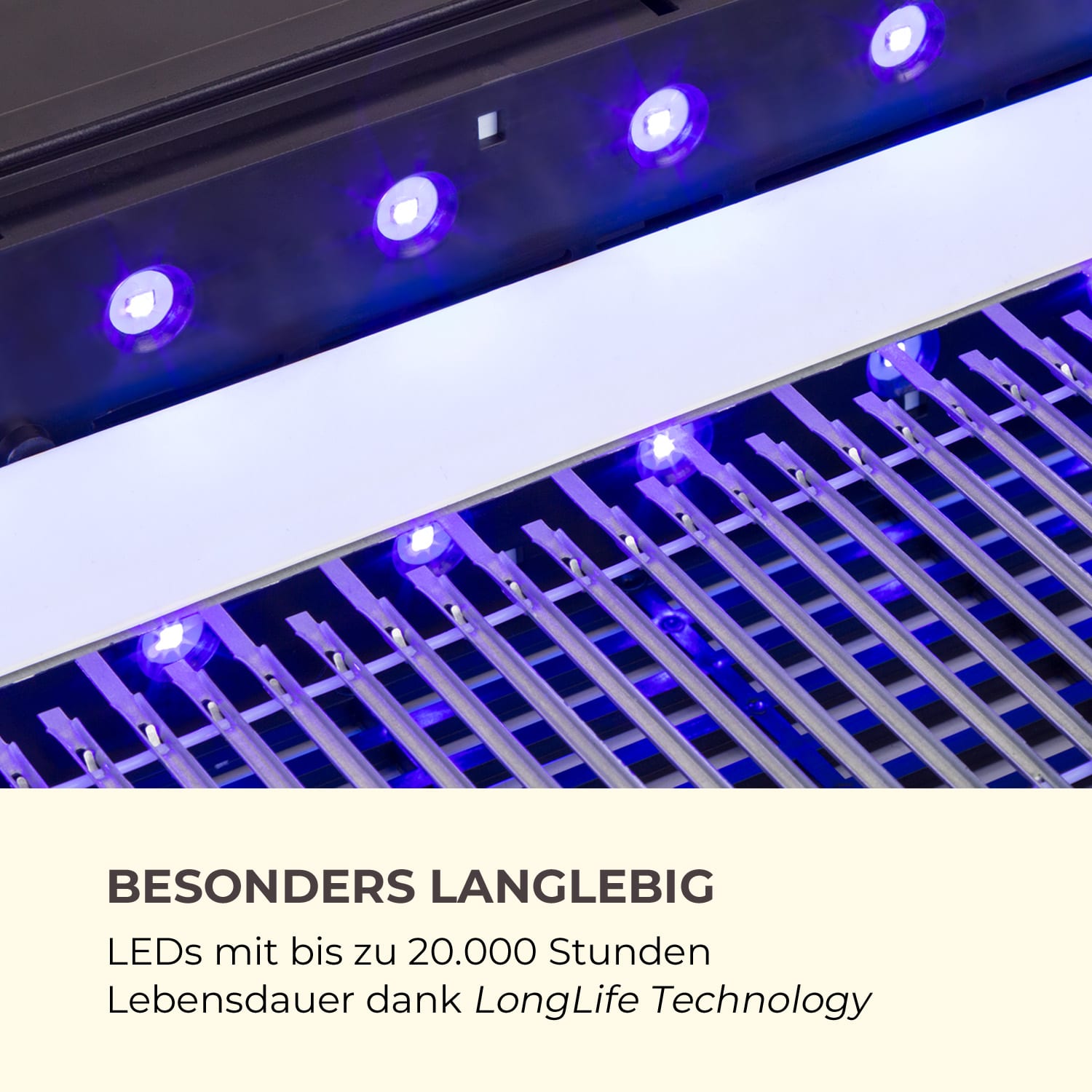 Mosquito Ex 9500 13W 300m² LEDs Auffangschale Kette schwarz Wirkungsbereich: 300 m²