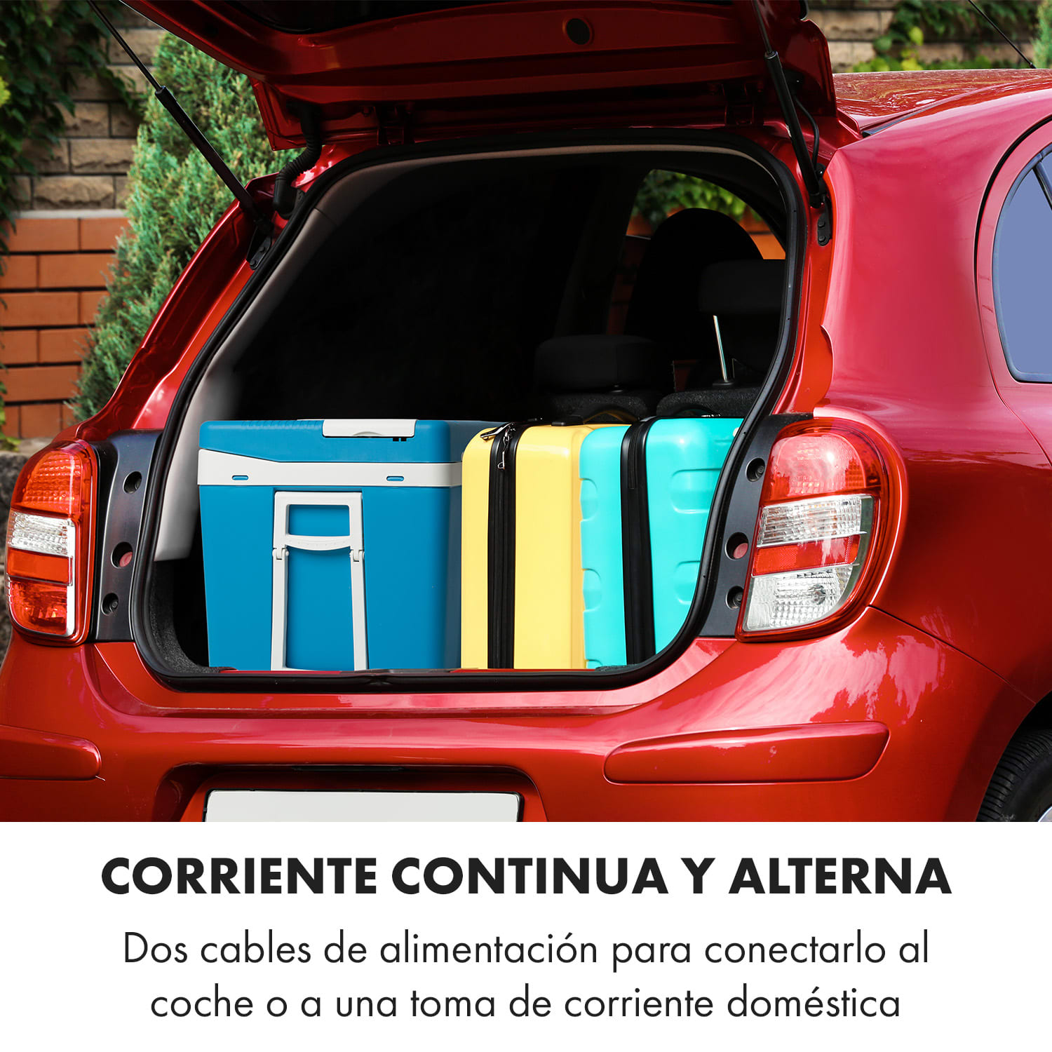 BeerPacker caja de enfriamiento calentamiento 50 litros CA/CC  carro Azul