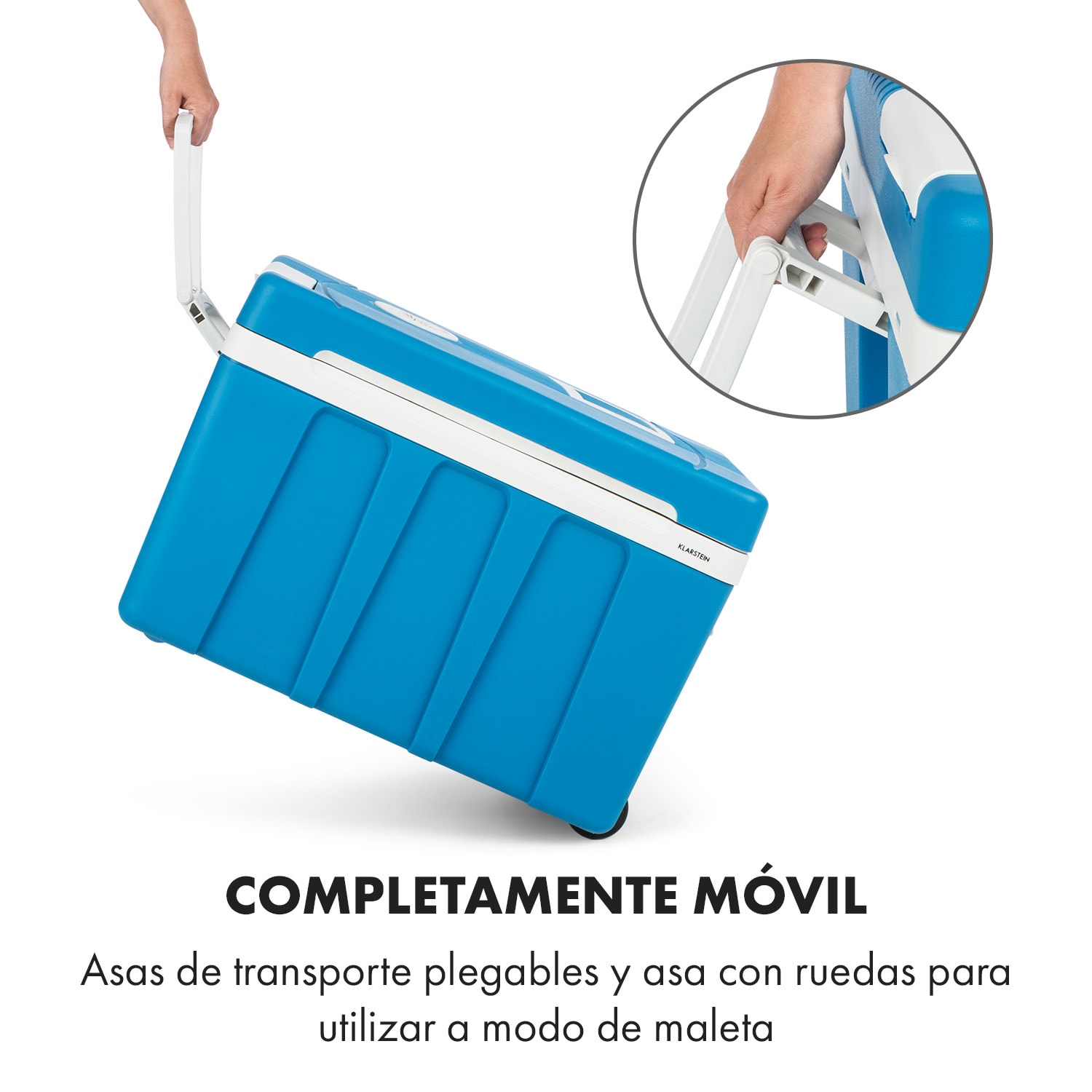 BeerPacker caja de enfriamiento calentamiento 50 litros CA/CC  carro Azul