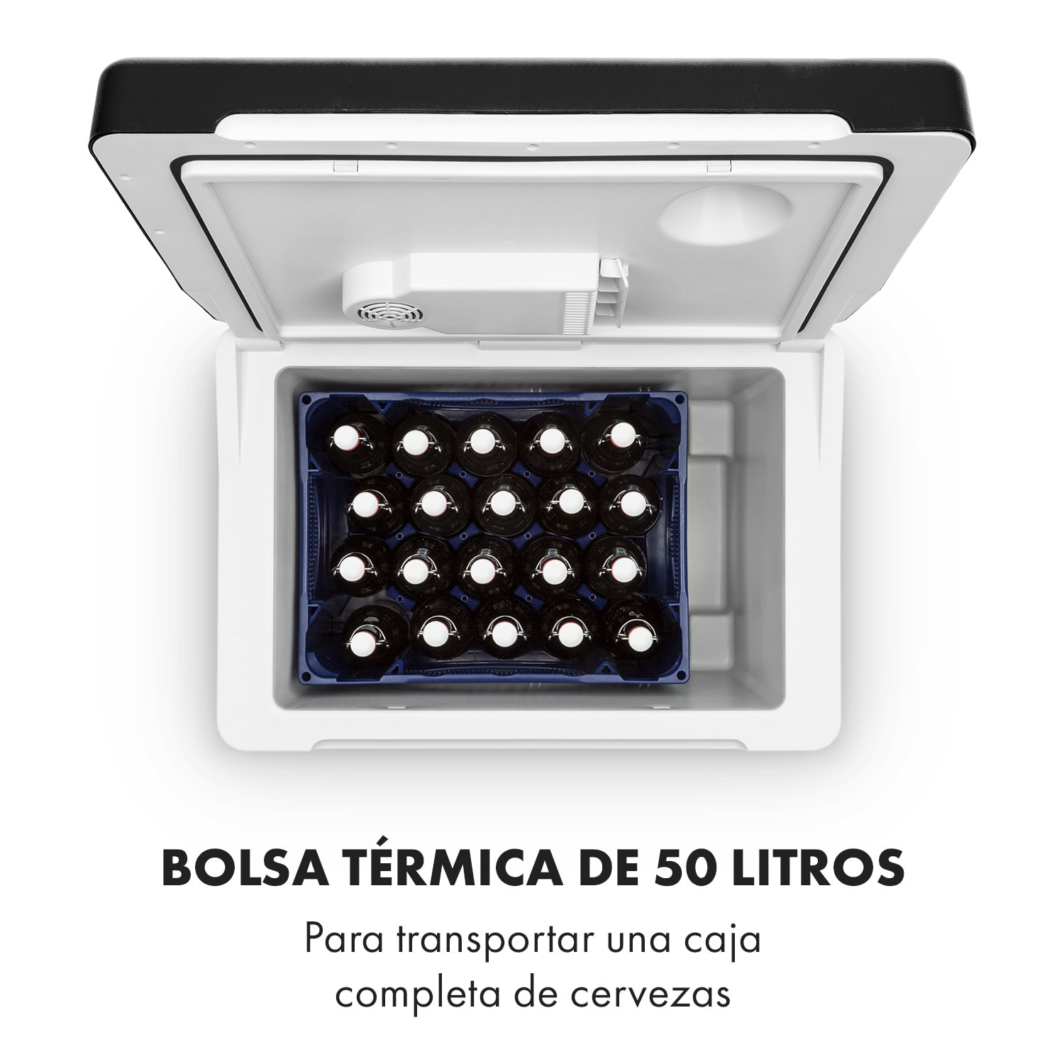 BeerPacker caja de enfriamiento calentamiento 50 litros CA/CC  carro Negro