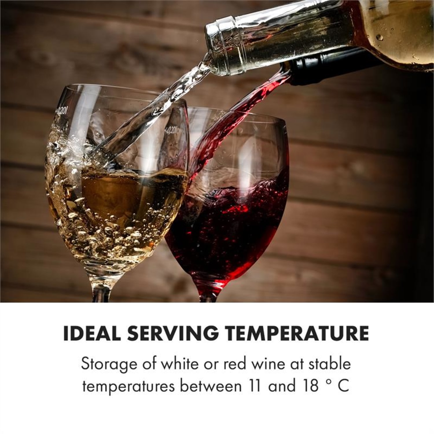 Reserva 16, vinotéka, 16 fl / 48 l, dotykový LED-displej, černá 