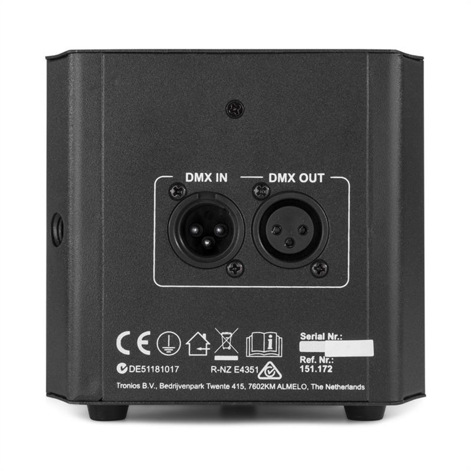 TP 36 Truss Par, uplight reflektor, 3 x 4 W 4 az 1-ben LED dióda, RGB-UV, LED kijelző