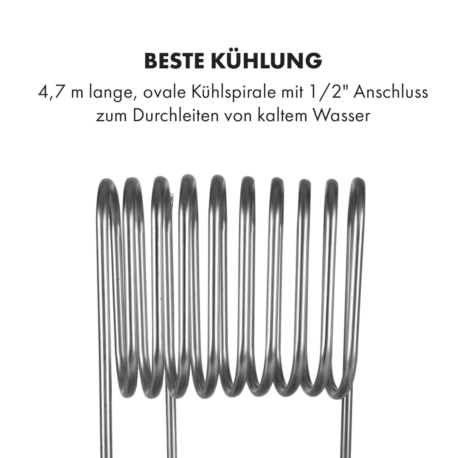 Gärkeller Kühldeckel Eintauchkühler 1/2" Sensorstab 304-Edelstahl 