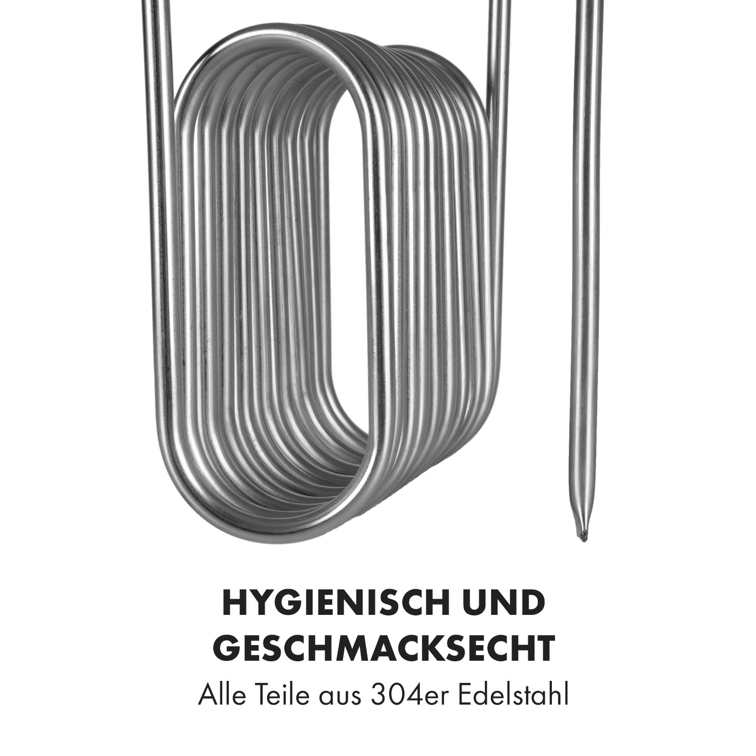 Gärkeller Kühldeckel Eintauchkühler 1/2" Sensorstab 304-Edelstahl 