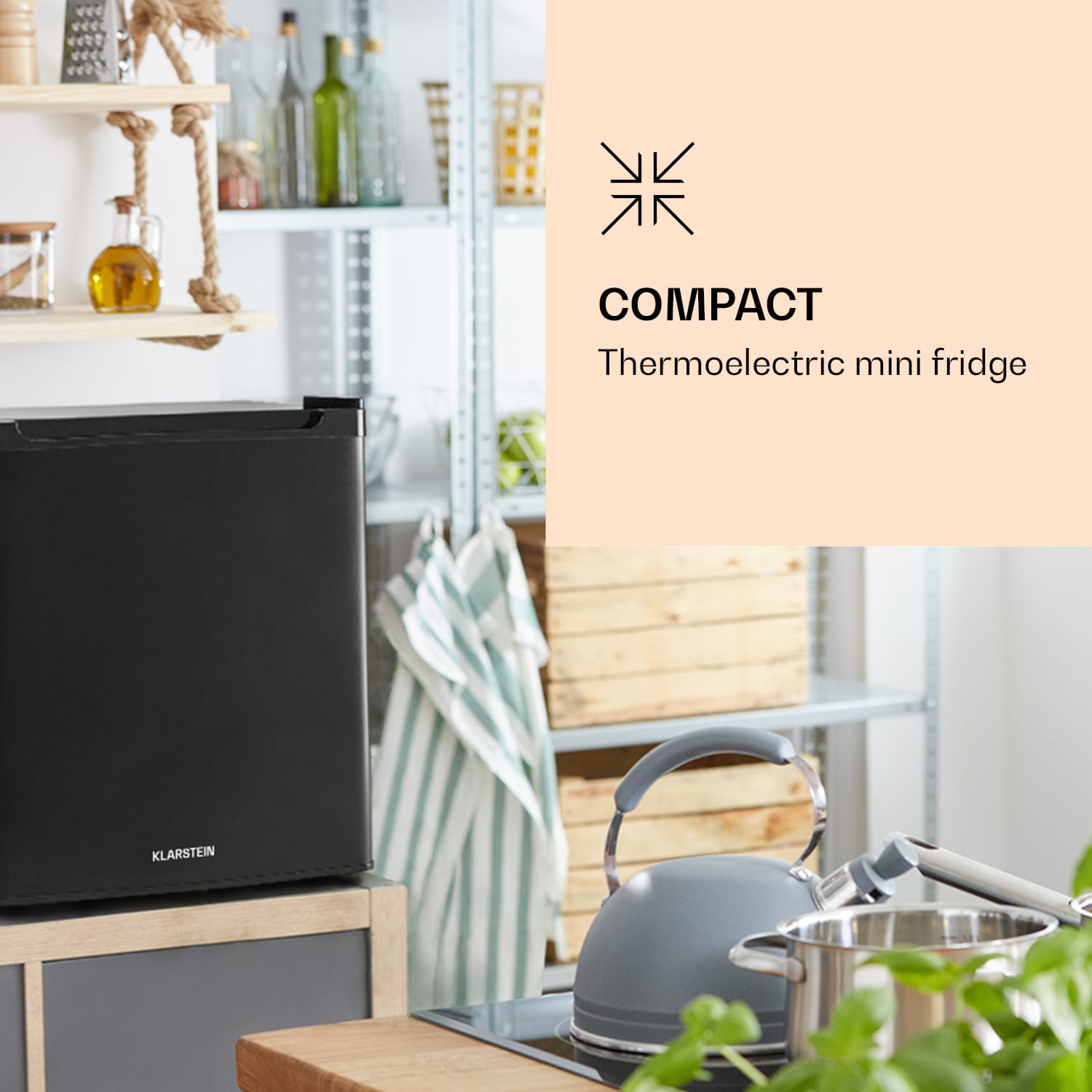 CoolTour 38 drankkoelkast 38 L 70 W 5-12°C 39 dB zwart 38 ltr