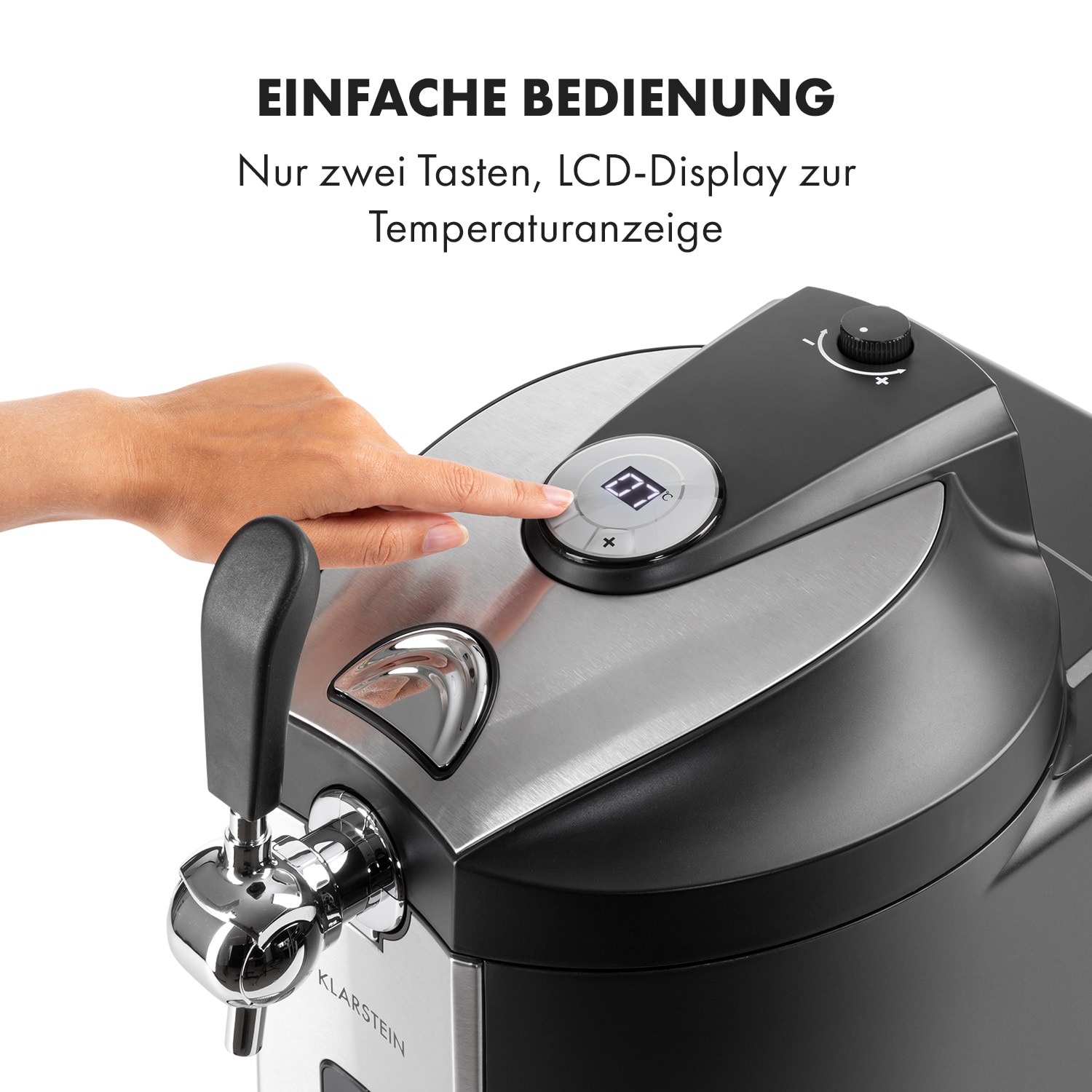 Beerkules Bierzapfanlage 5l Fässer Kompressor 120W Cooling: 4h 