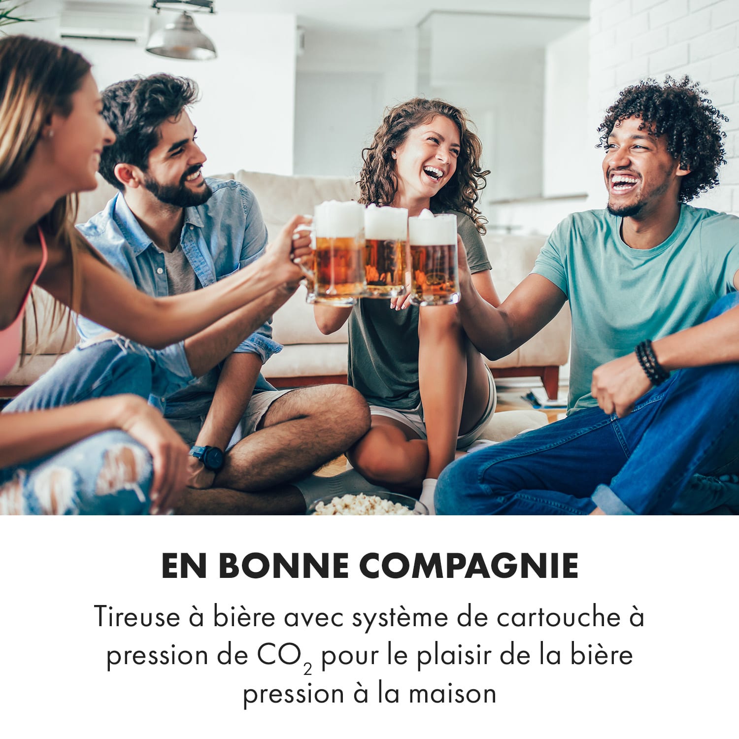 Beerkules Tireuse à bière fûts 5L- Refroidissement par compresseur - 1 
