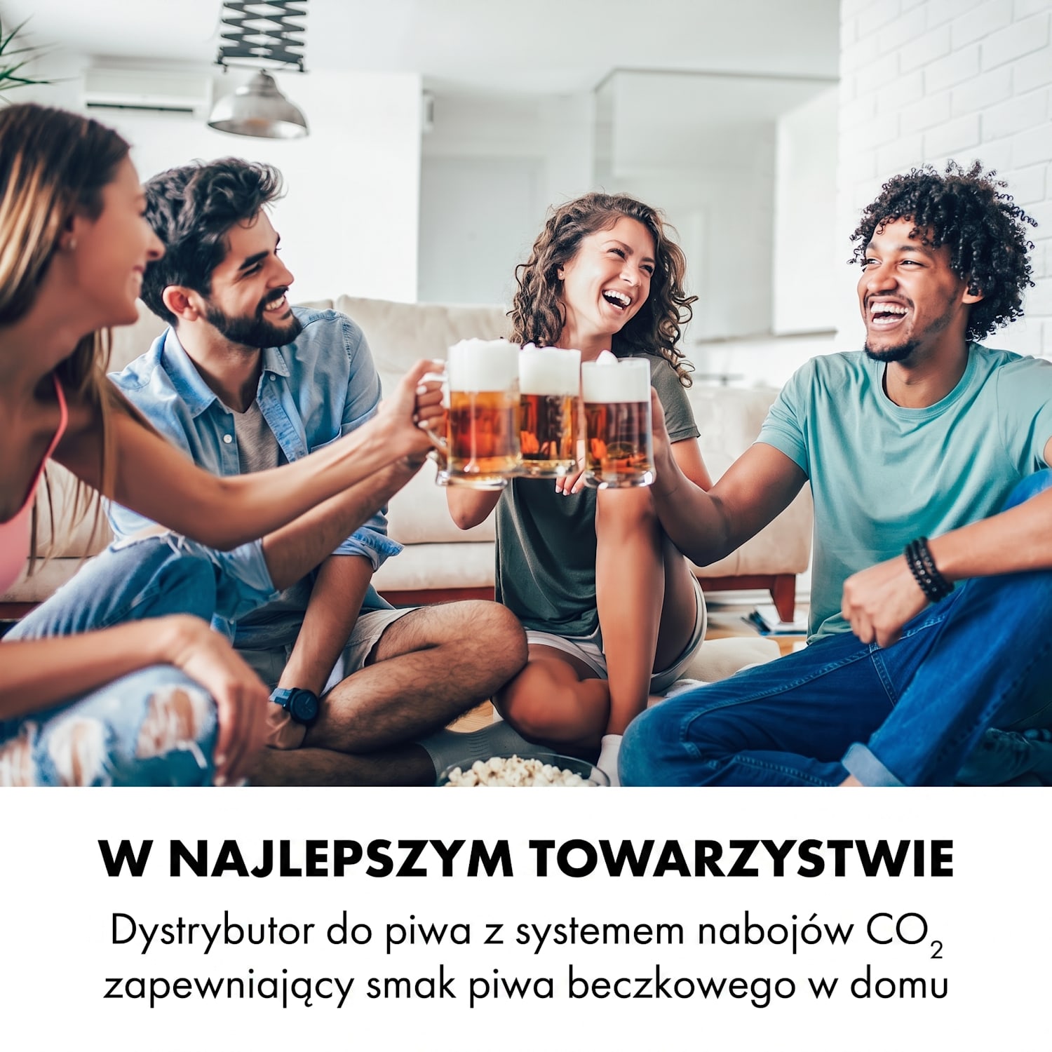 Beerkules, dystrybutor do piwa, beczka 5 l, kompresor, 120 W, kolor czarny Czarny / Srebrny Metal