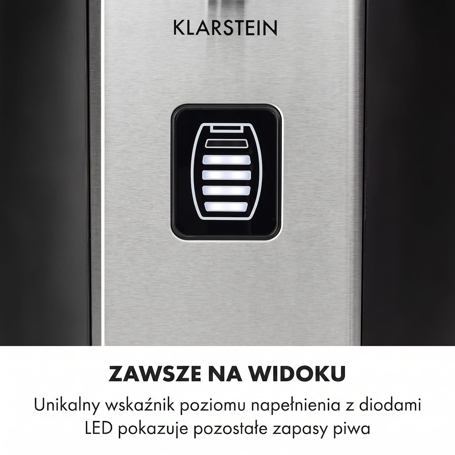 Beerkules, dystrybutor do piwa, beczka 5 l, kompresor, 120 W, kolor czarny Czarny / Srebrny Metal