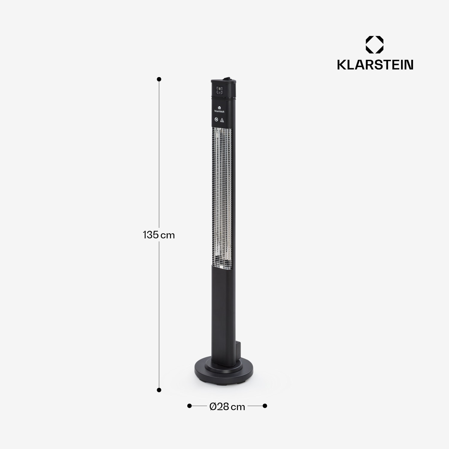 Heat Guru Plus, infrardeči grelnik, 2000 W, 3 stopnje gretja, daljinski upravljalnik, črn 2000 W | Črna