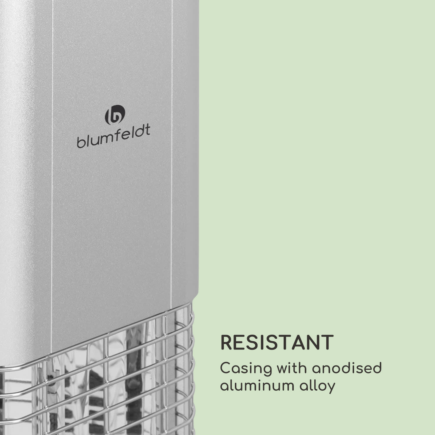 Heat Guru Radiador 2000 W 3 niveles de calor Mando a distancia Plateado 2000 W | Plata