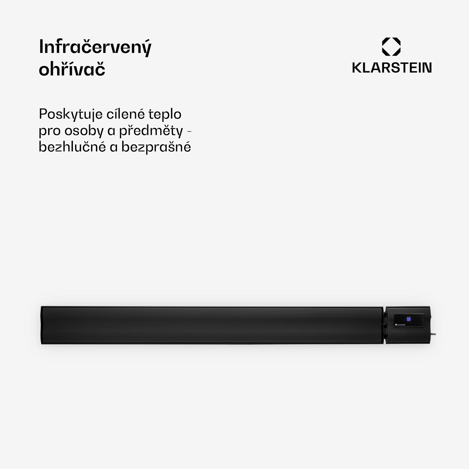 Cosmic Beam Plus XXL, infračervený ohřívač, 3000 W, IP44, dálkový ovladač, černý 3000 W | Ne | Černá
