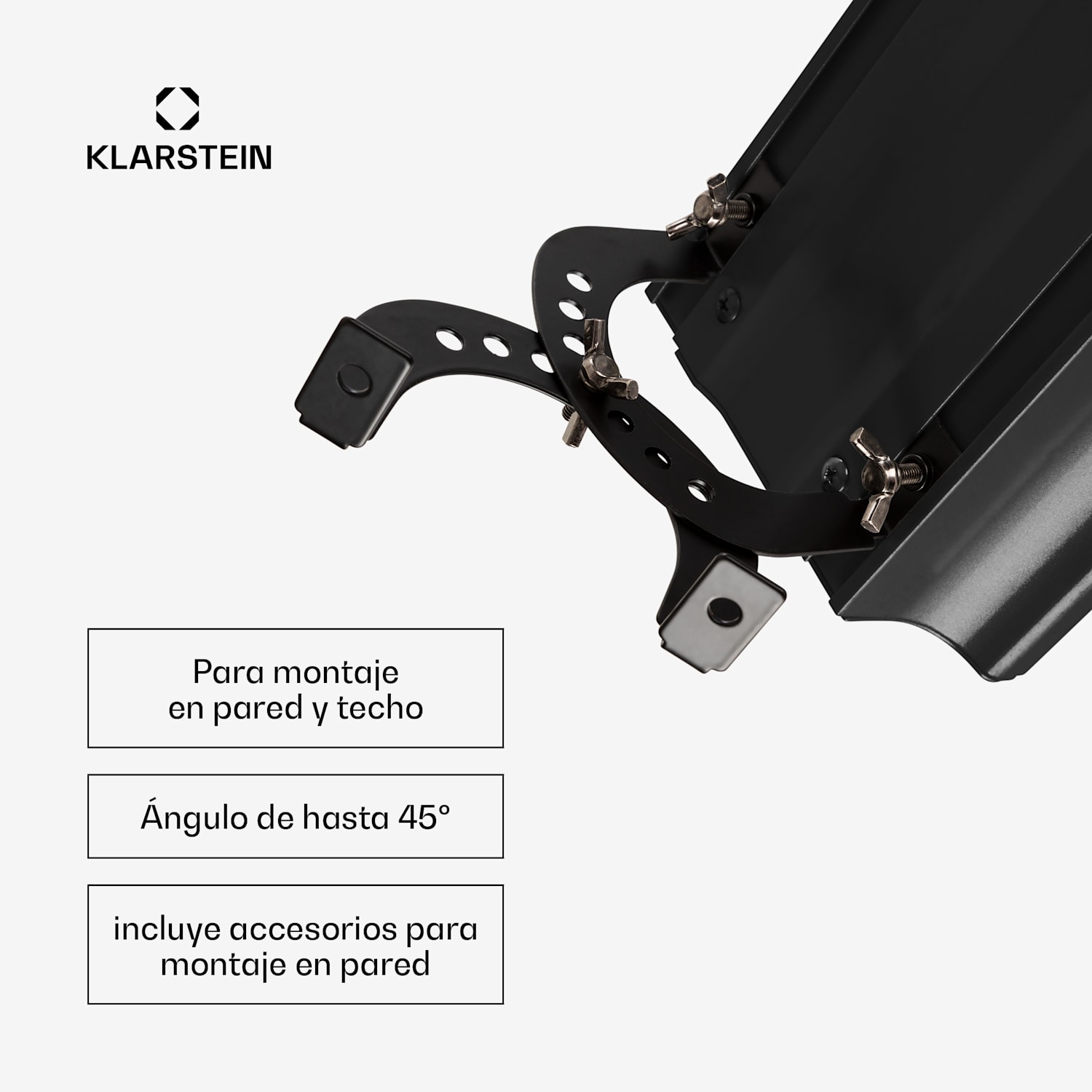 Calefactor radiante de infrarrojos Cosmic Beam Plus XXL, 3000W, IP44, mando a distancia 3000 W | No | Negro