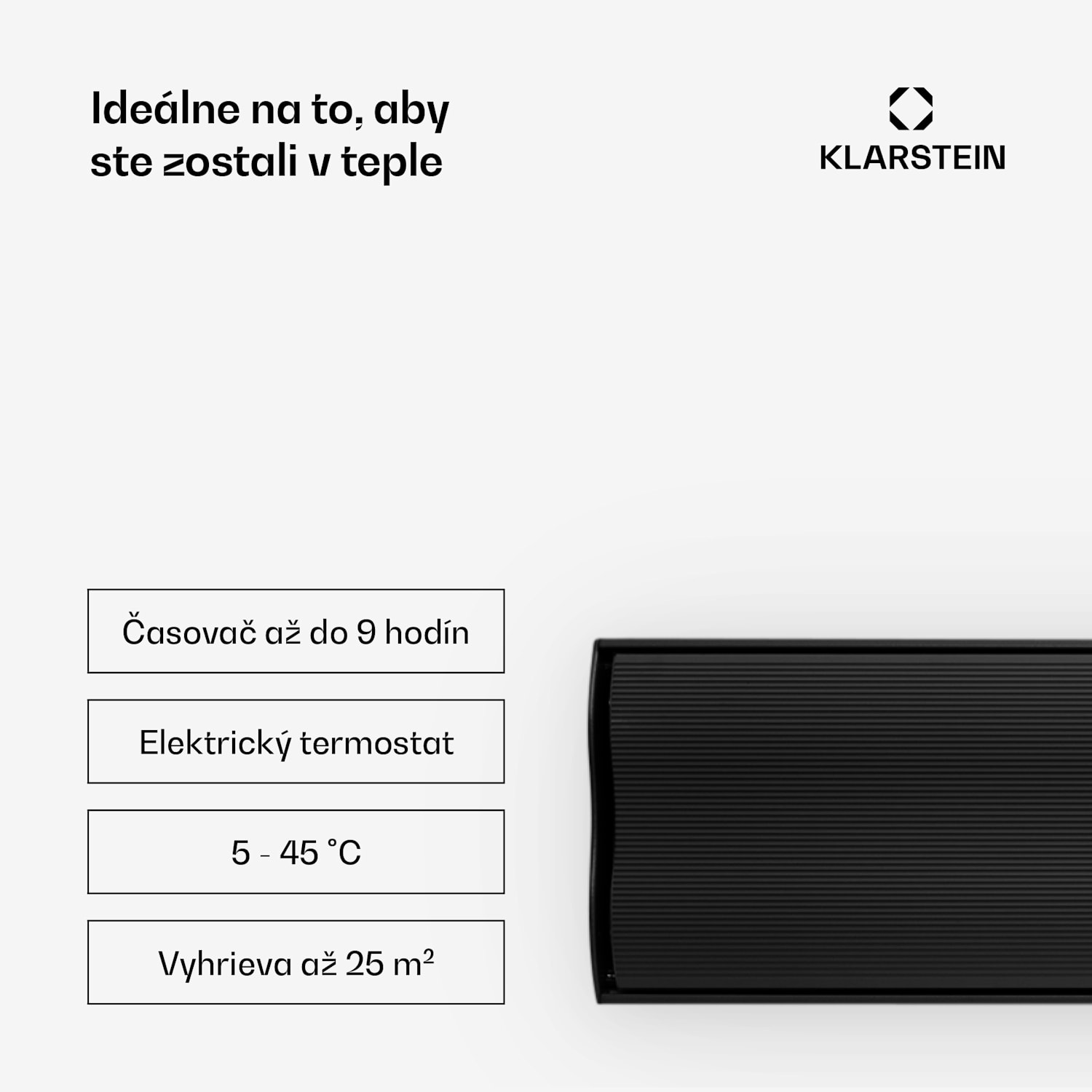 Cosmic Beam Plus XXL, infračervený ohrievač, 3000 W, IP44, diaľkový ovládač, čierny 3000 W | Nie | Čierna