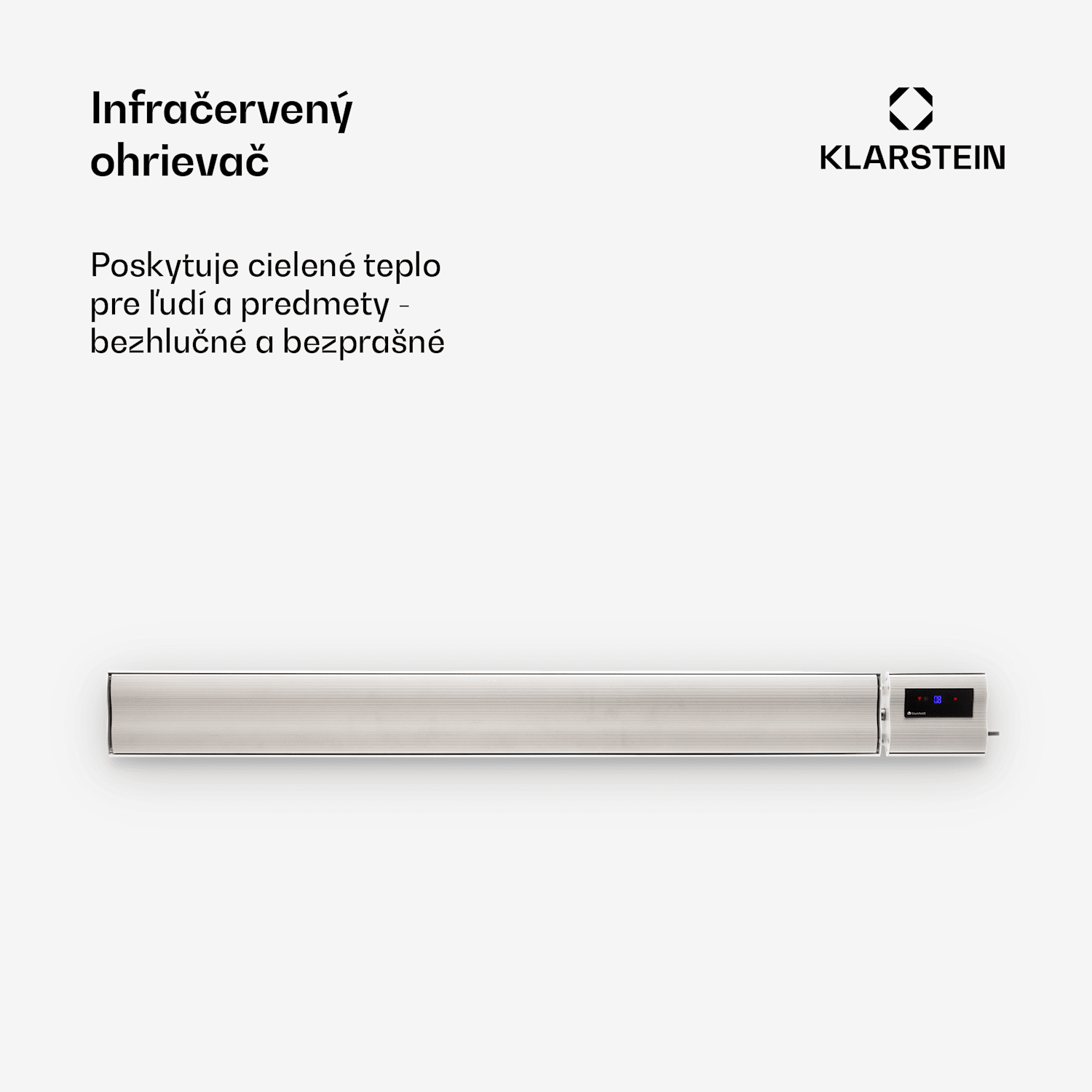 Cosmic Beam Plus XXL, infračervený ohrievač, 3000 W, IP44, diaľkový ovládač, biely 3000 W | Nie | Biela