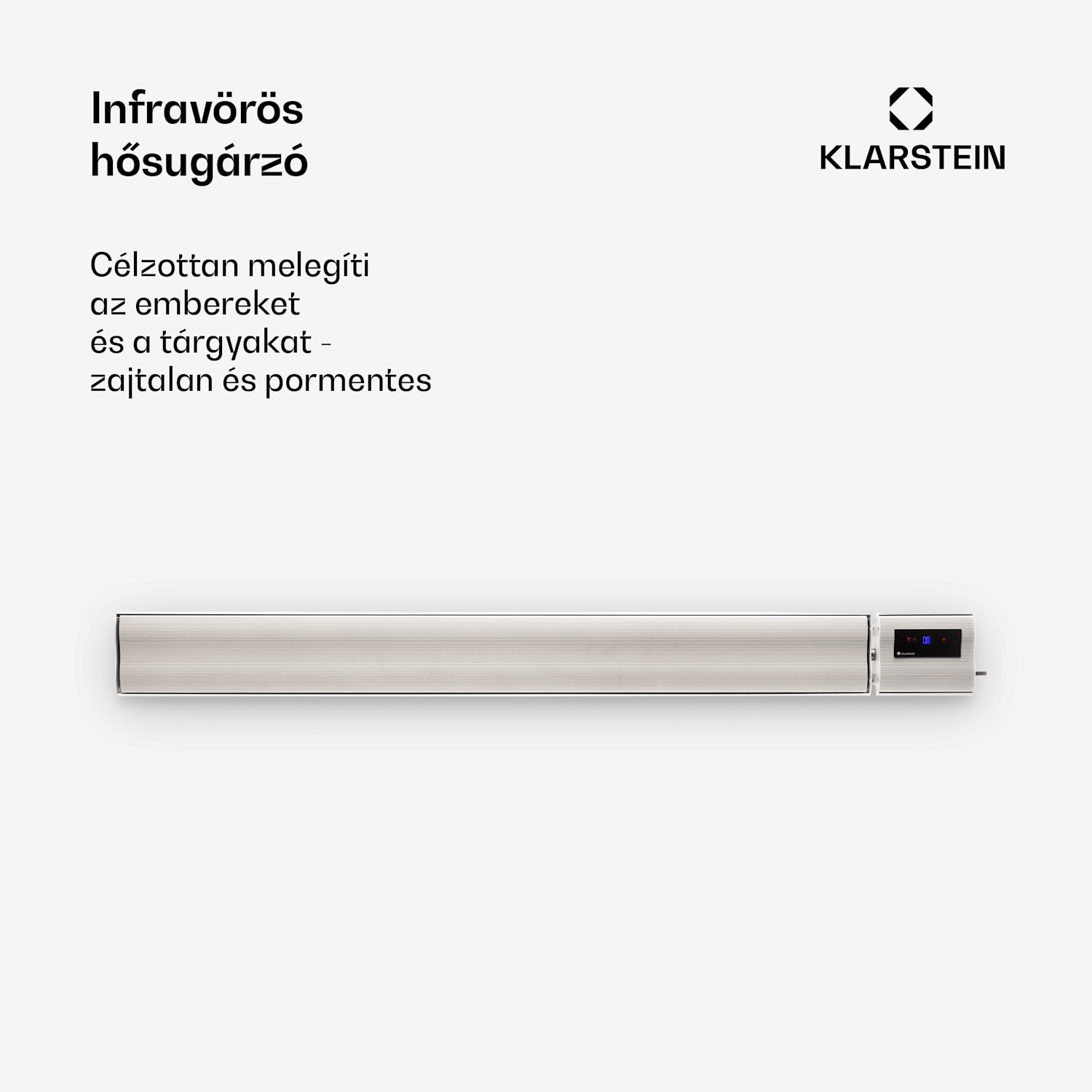 Cosmic Beam Plus, infravörös hősugárzó, 2400 W, IP44, távirányító, fehér 2400 W | Nem | Fehér