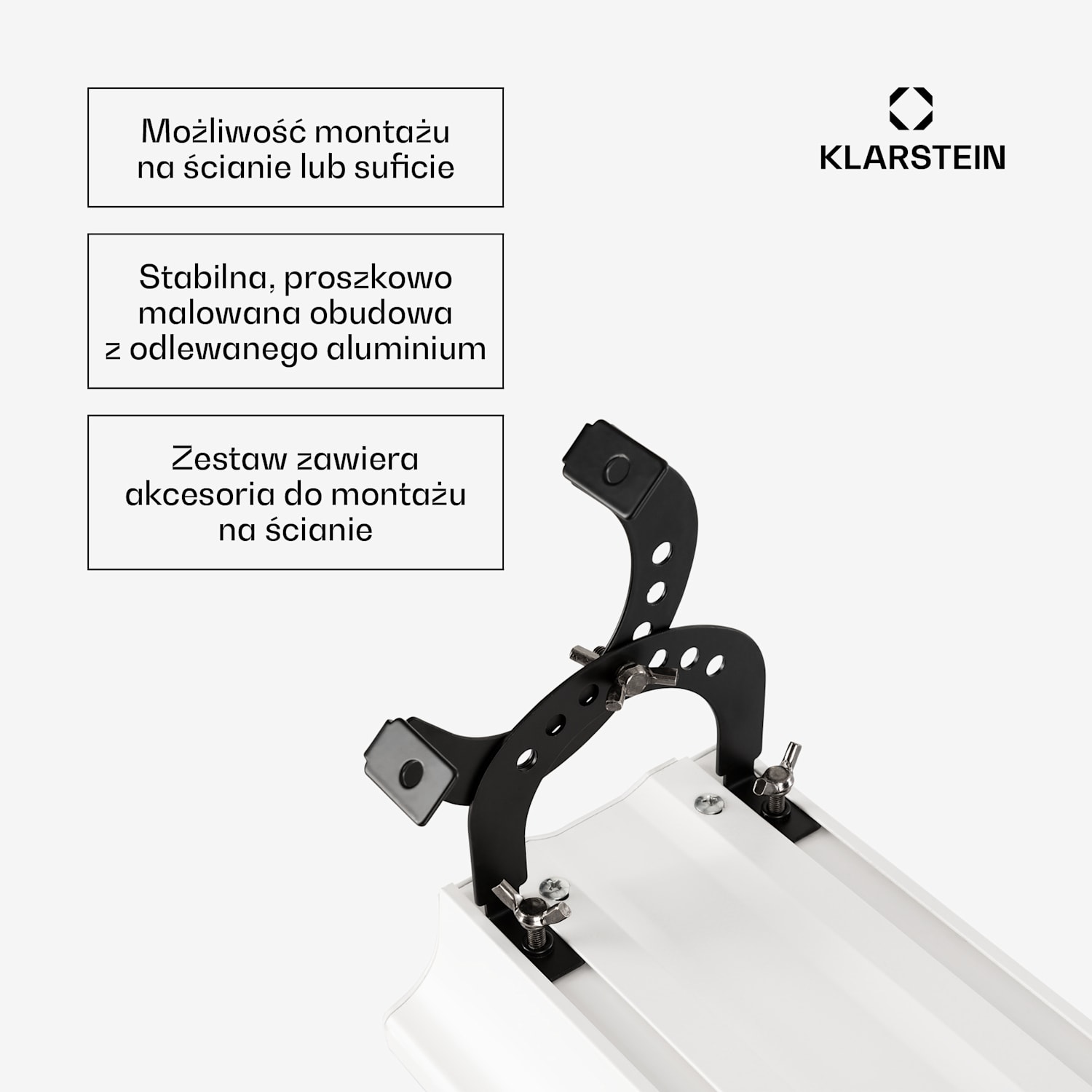 CosmicBeam Plus, promiennik podczerwieni tarasowy, grzejnik, ścienny/sufitowy, 2400 W, IP44, pilot 2400 W | Nie | Biały