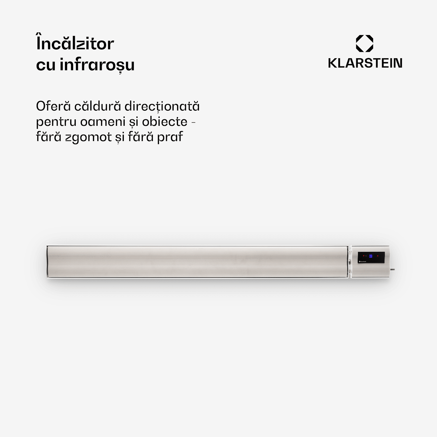 CosmicBeam Plus, IR încălzitor 2400 W, IP44, telecomandă, alb 2400 W | Nu | Alb