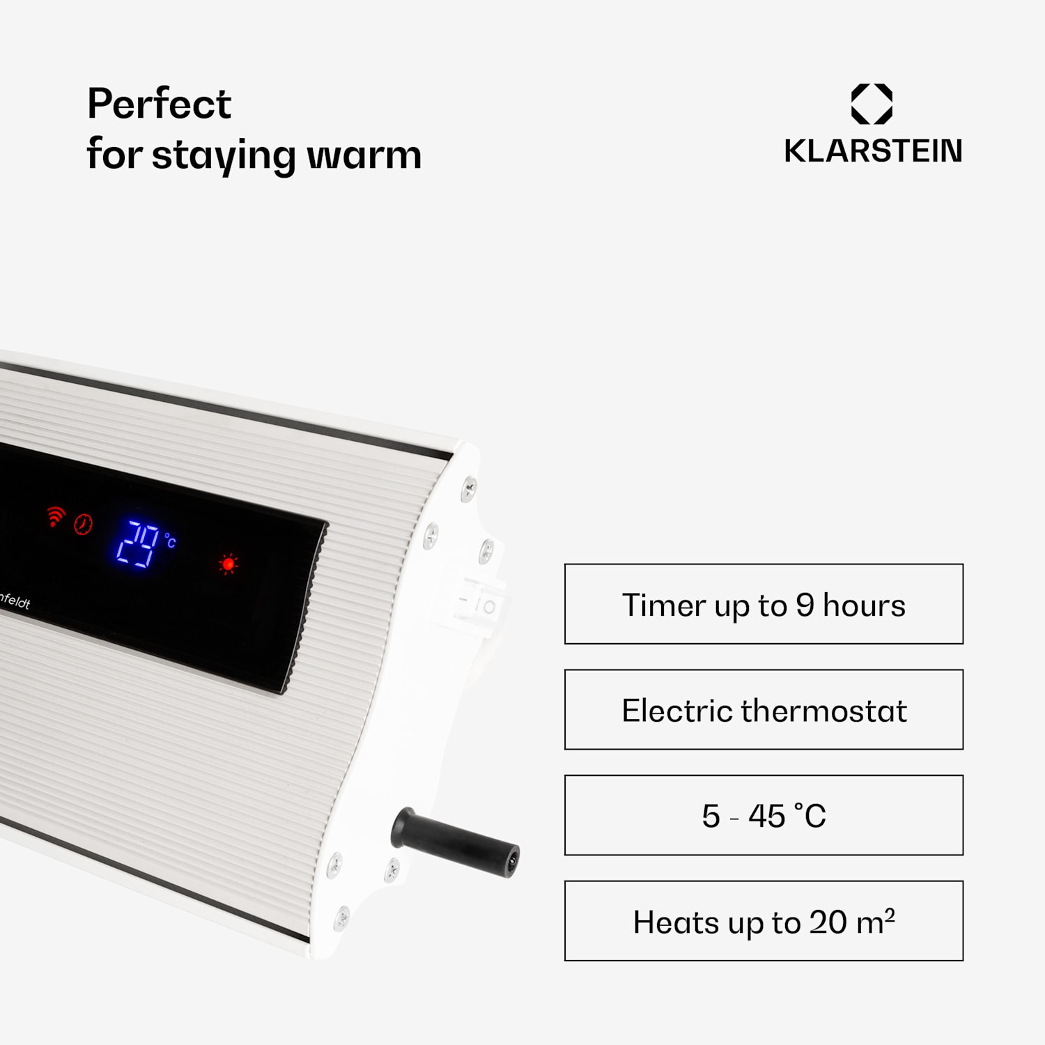 Cosmic Beam Plus Aquecedor Radiante Infravermelho 2400 W IP44 Controlo remoto 2400 W | Não | Branco
