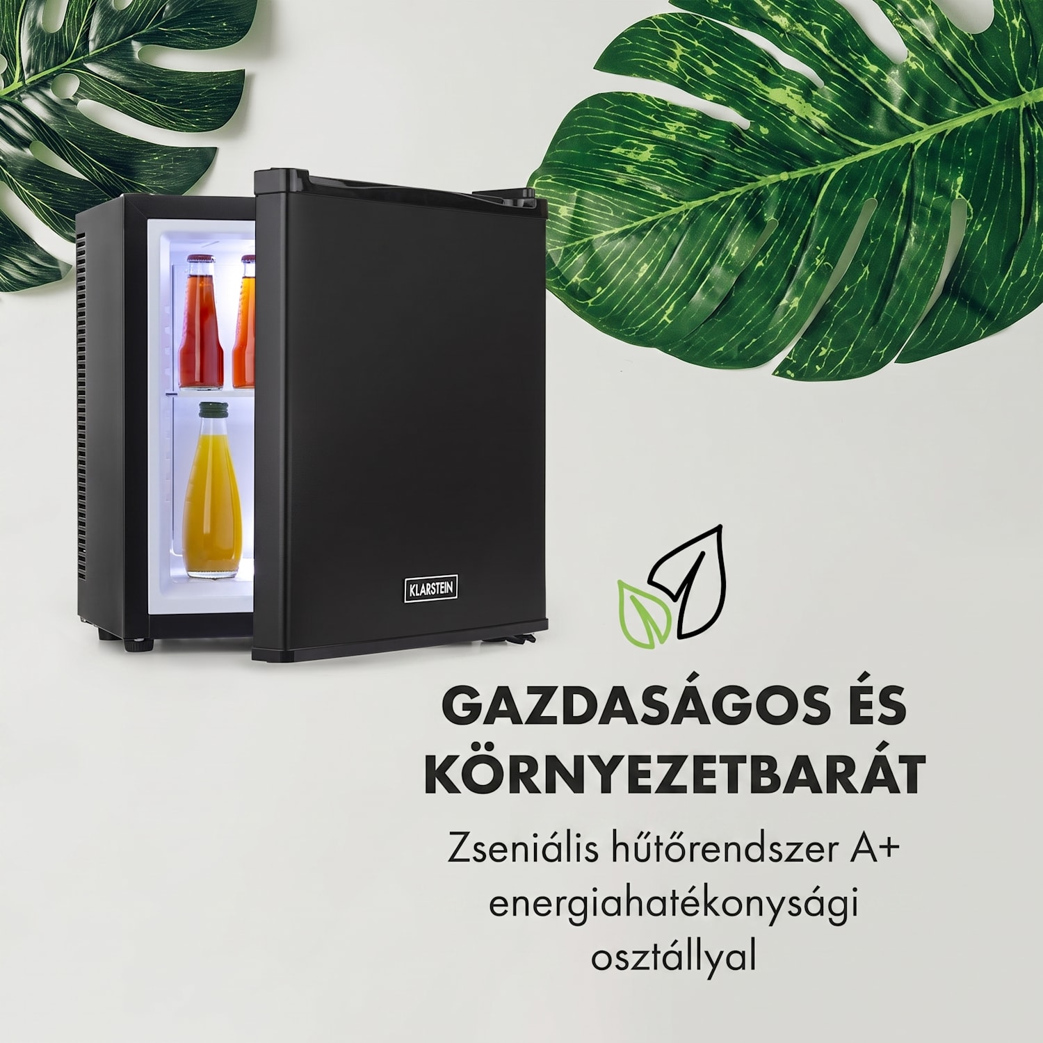 Secret Cool, mini hűtőszekrény, minibár, 13 liter, G energiahatékonysági osztály, fekete Fekete