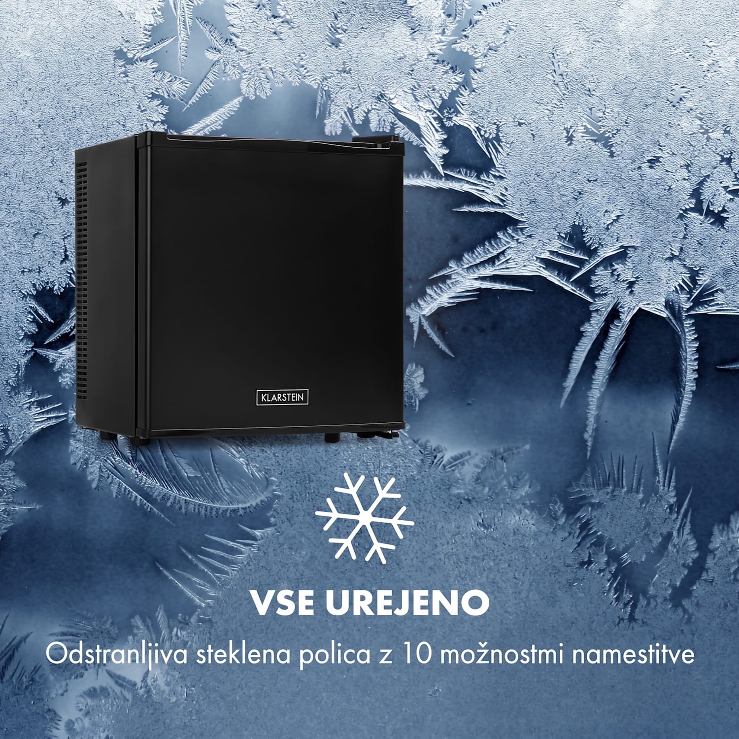 Secret Cool, mini hladilnik, mini bar, 13 l, energijski razred G, 0d, črna Črna