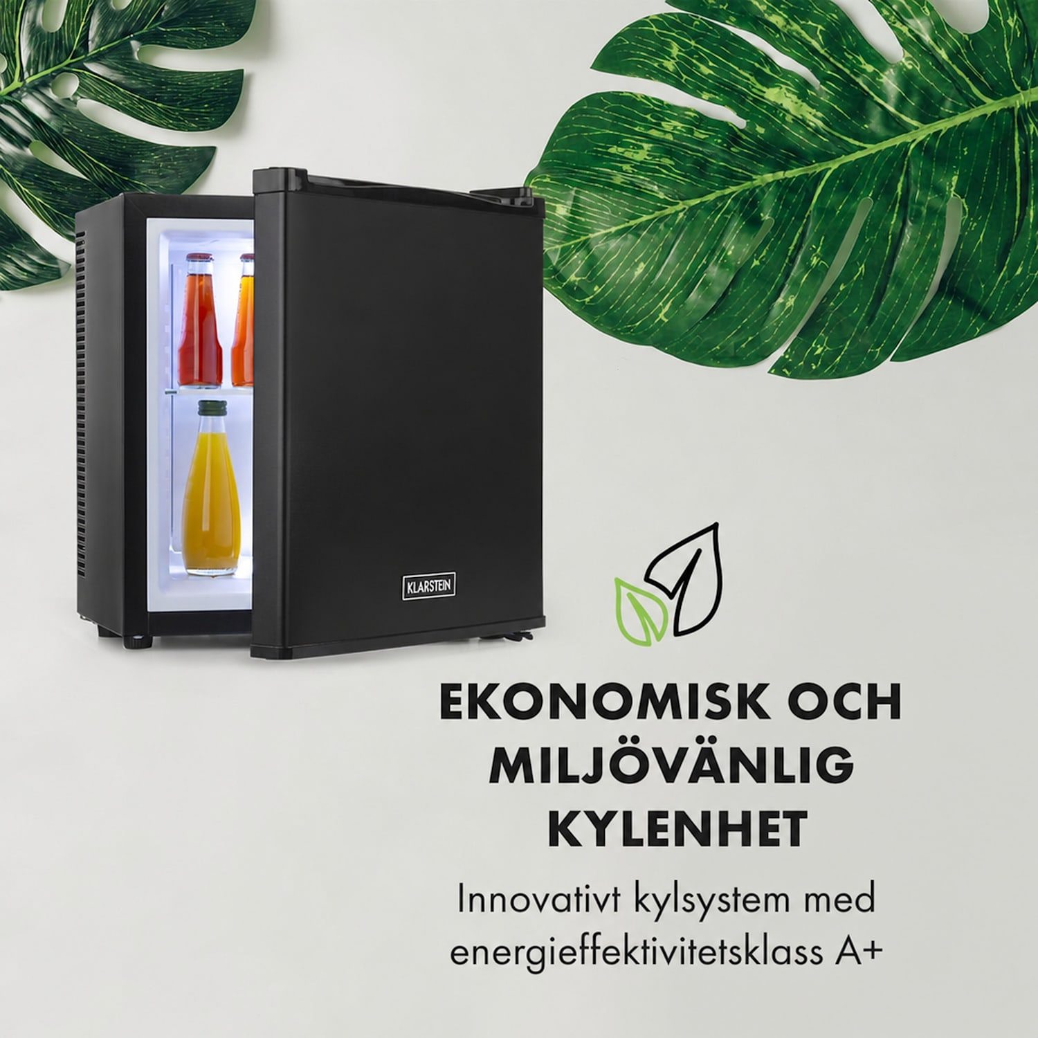 Secret Cool Minikylskåp Minibar 13 l 22 dB 2 hyllplan Svart