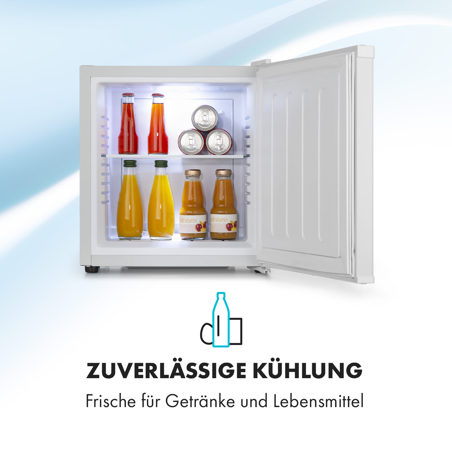 Secret Cool Mini-Kühlschrank Mini-Bar 13l 22dB 2 Etagen 