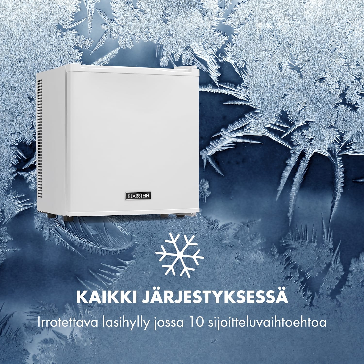 Secret Cool minijääkaappi minibaari 13 l 22 dB 2 hyllyä Valkoinen