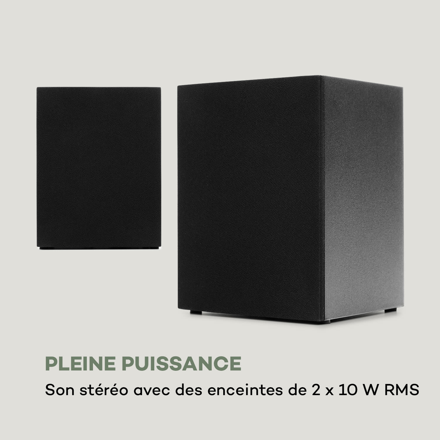 Streamo Chaîne stéréo radio Internet DAB+ FM lecteur CD BT noire 