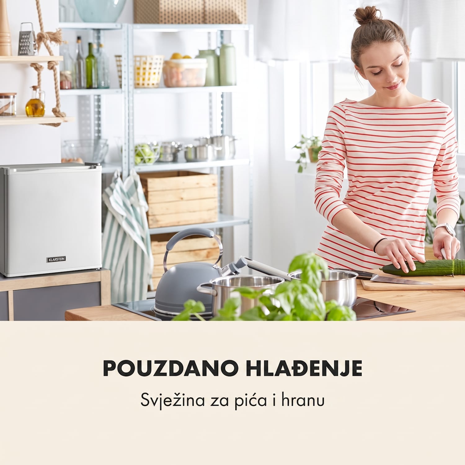 Secret Cool, mini hladnjak, mini bar, 13L, energetska klasa G, 0d, srebrni Srebrna metalik