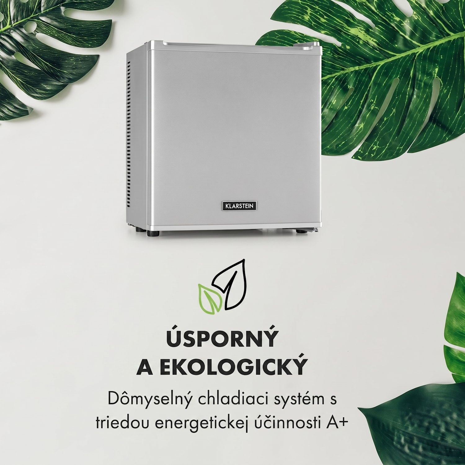 Secret Cool, mini chladnička, minibar, 13 l, energet. trieda G, strieborná Strieborná metalíza