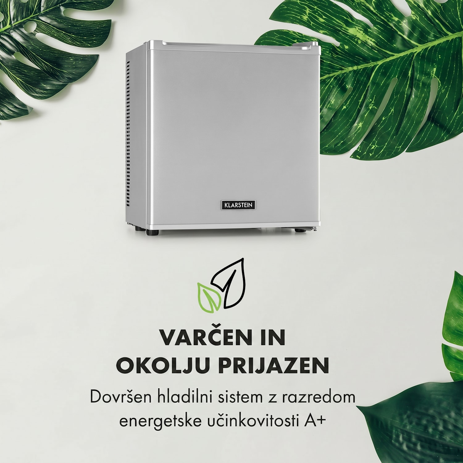 Secret Cool, mini hladilnik, mini bar, 13 l, energijski razred G, 0d, srebrna Srebrna kovinska barva