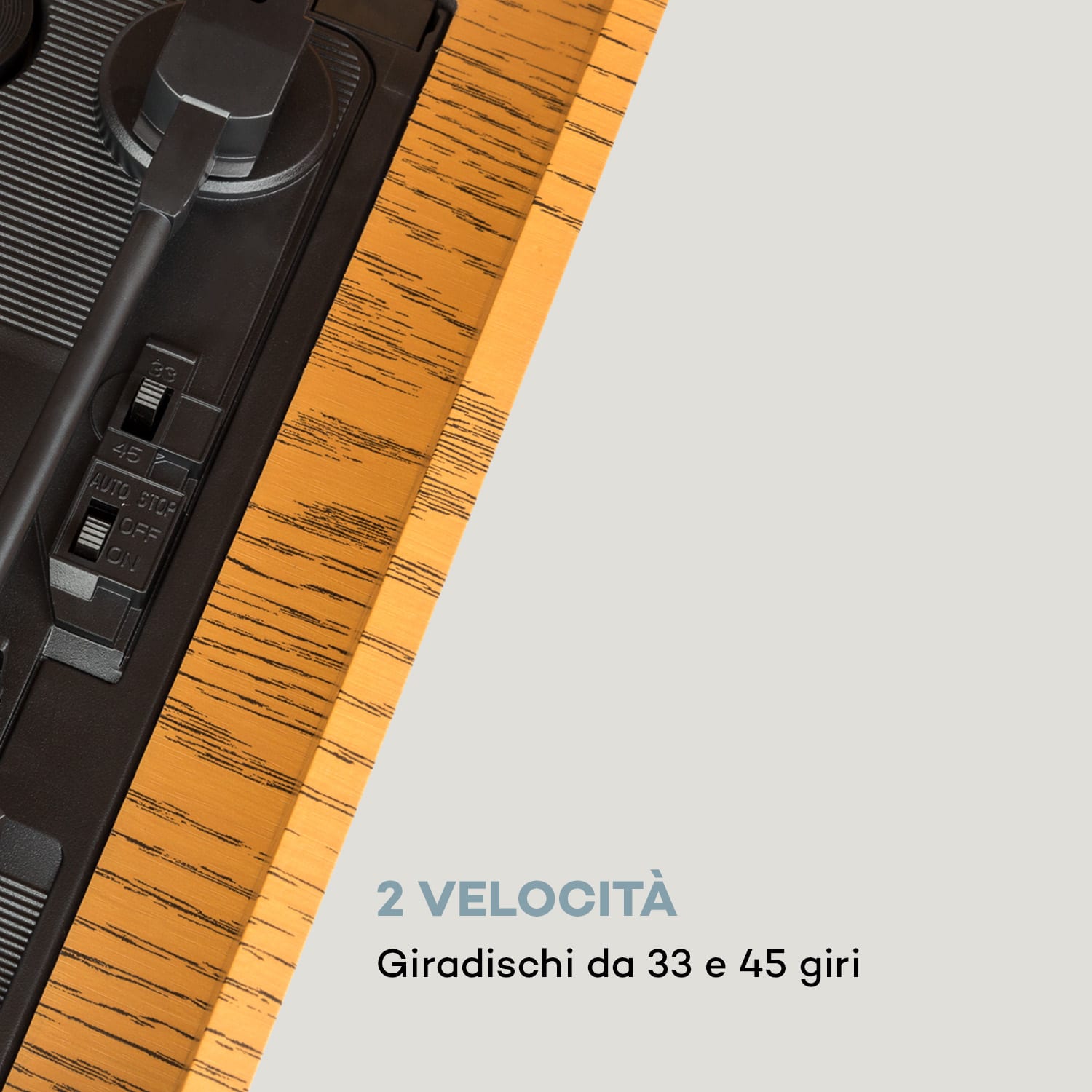 NR-620 DAB impianto stereo legno giradischi DAB+ lettore CD marrone 